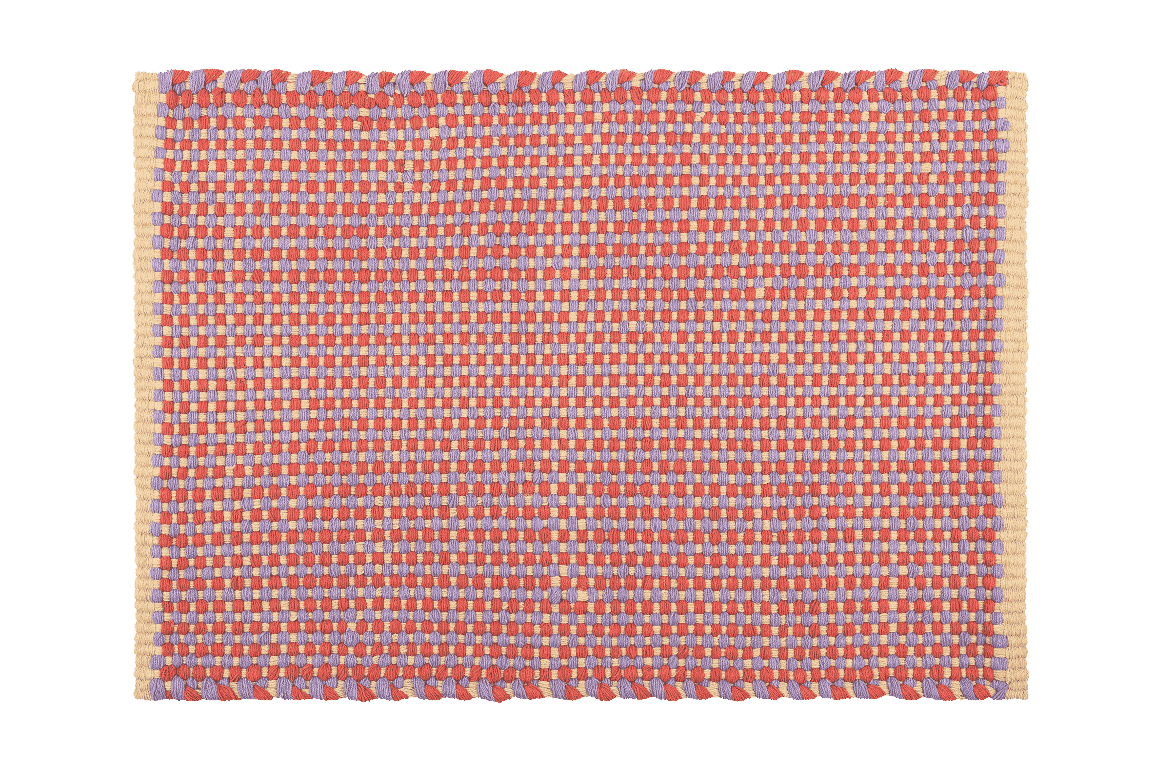 Paillasson Dei - Terracotta & Lilac & Yellow - Image 4