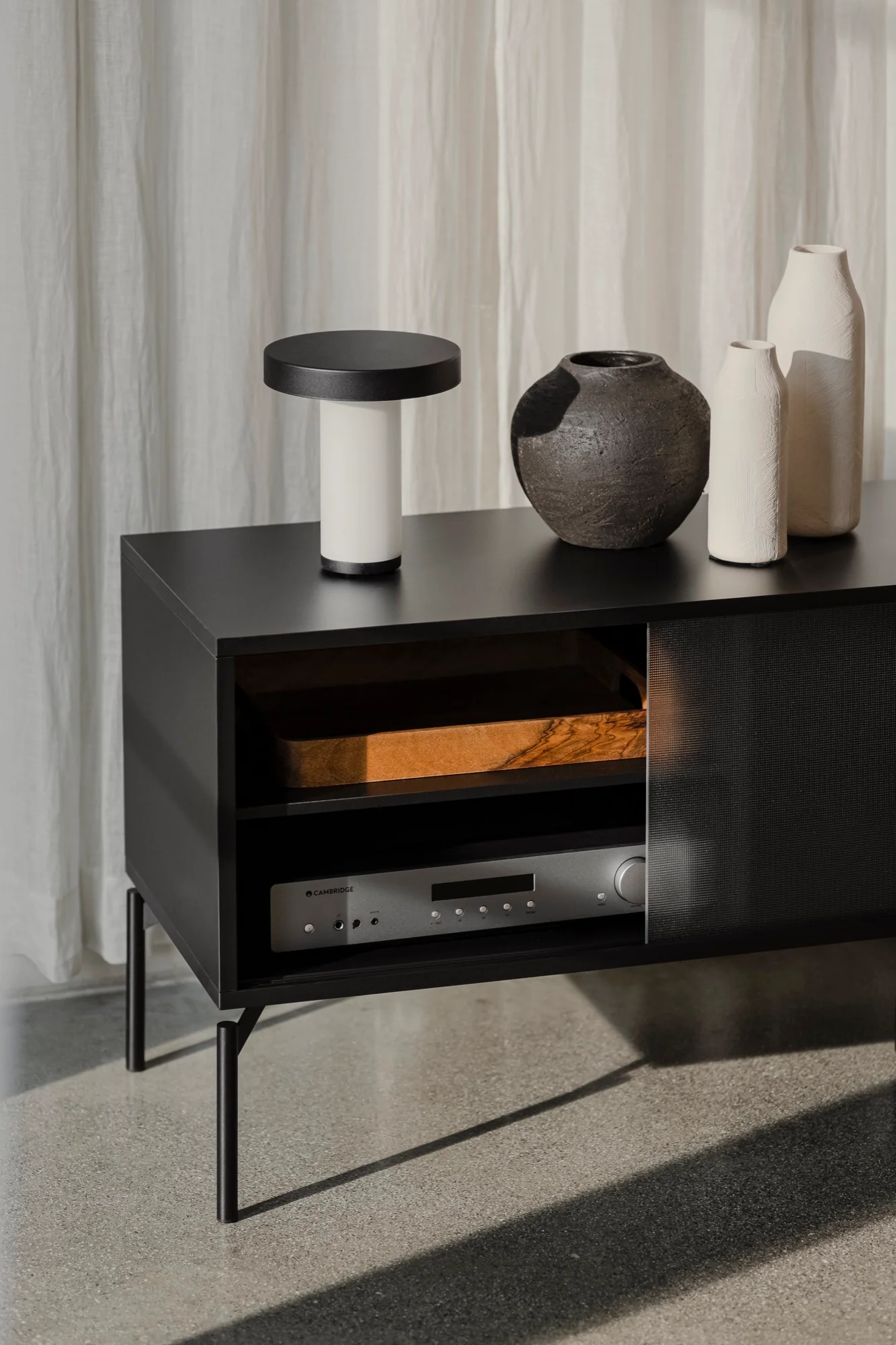 Meuble Tv Met - Grand - Vulcano Black - Image 2