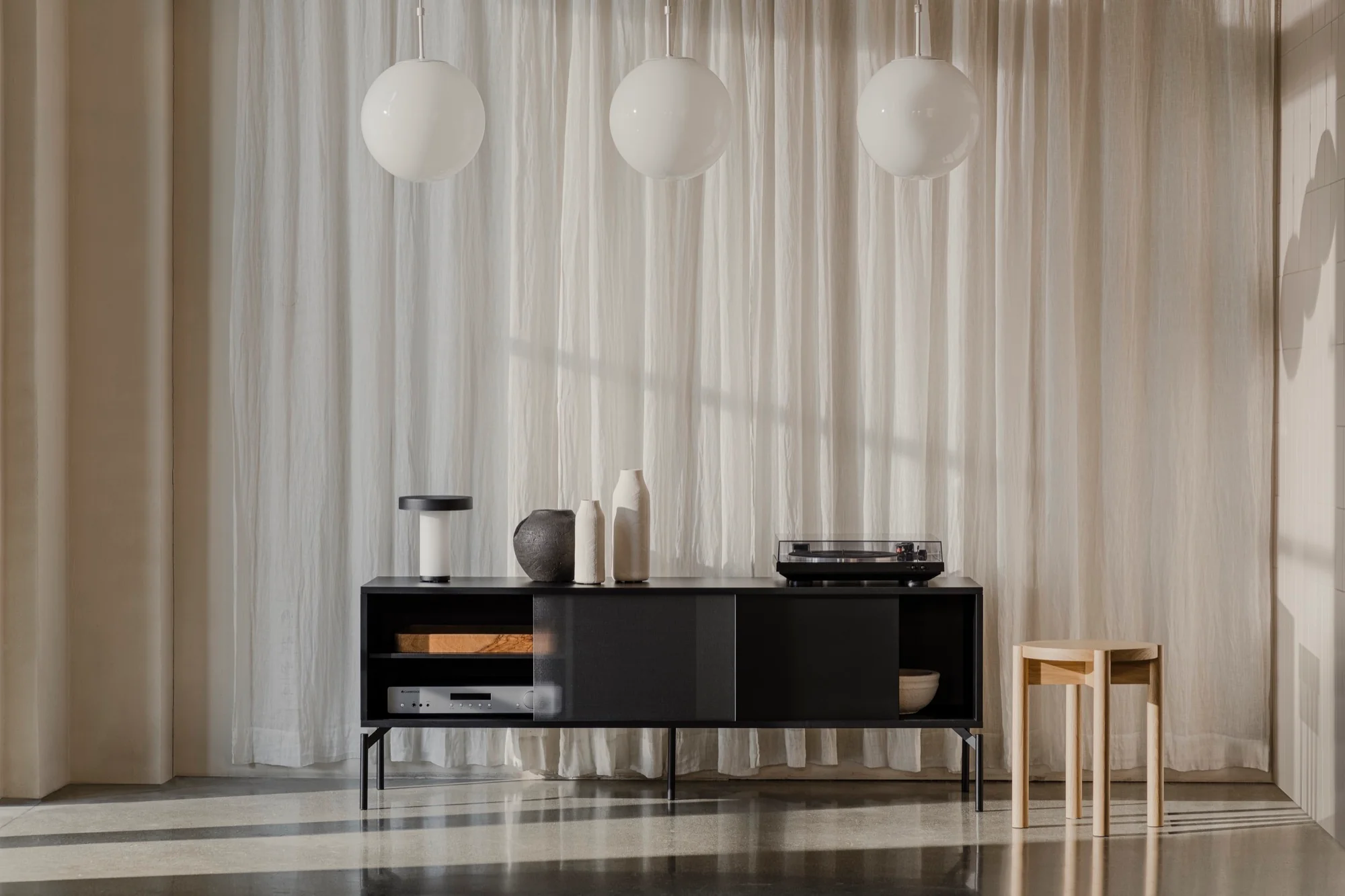 Meuble Tv Met - Grand - Vulcano Black - Image 4