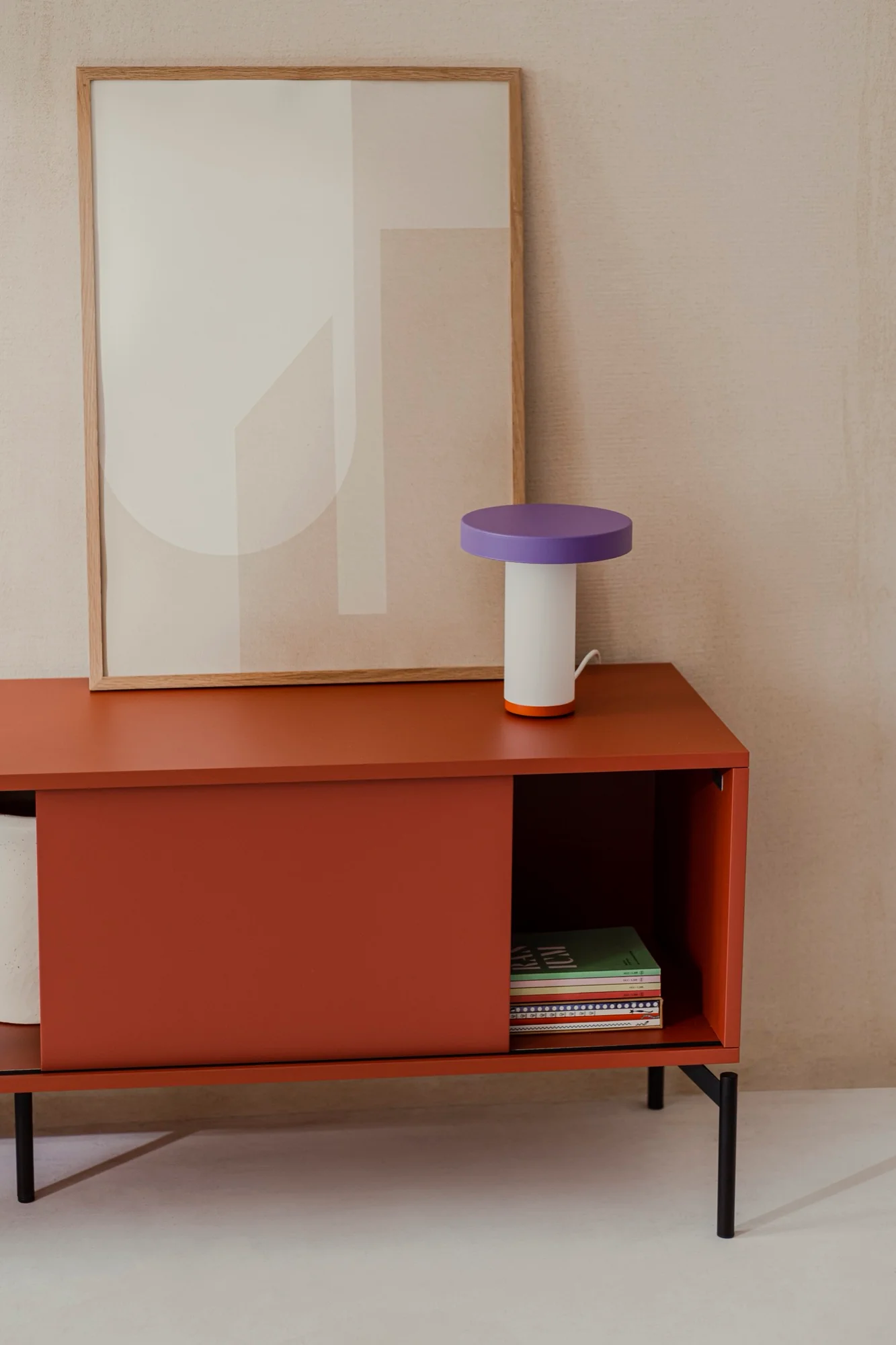 Meuble Tv Met - Grand - Terracotta Blush - Image 9