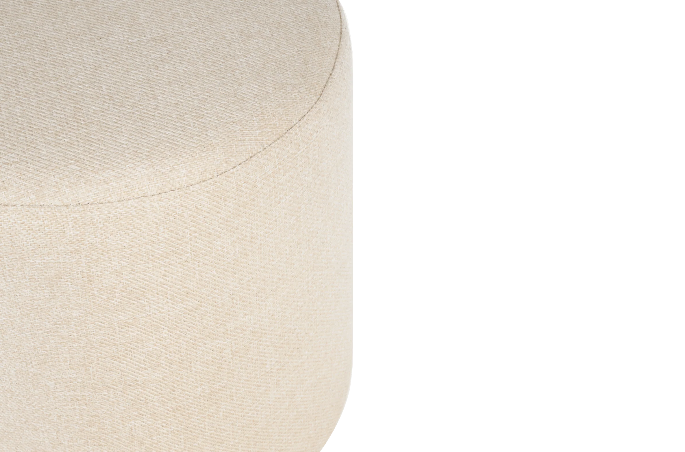 Pouf Folk - Grand - Cream Beige - Image 3
