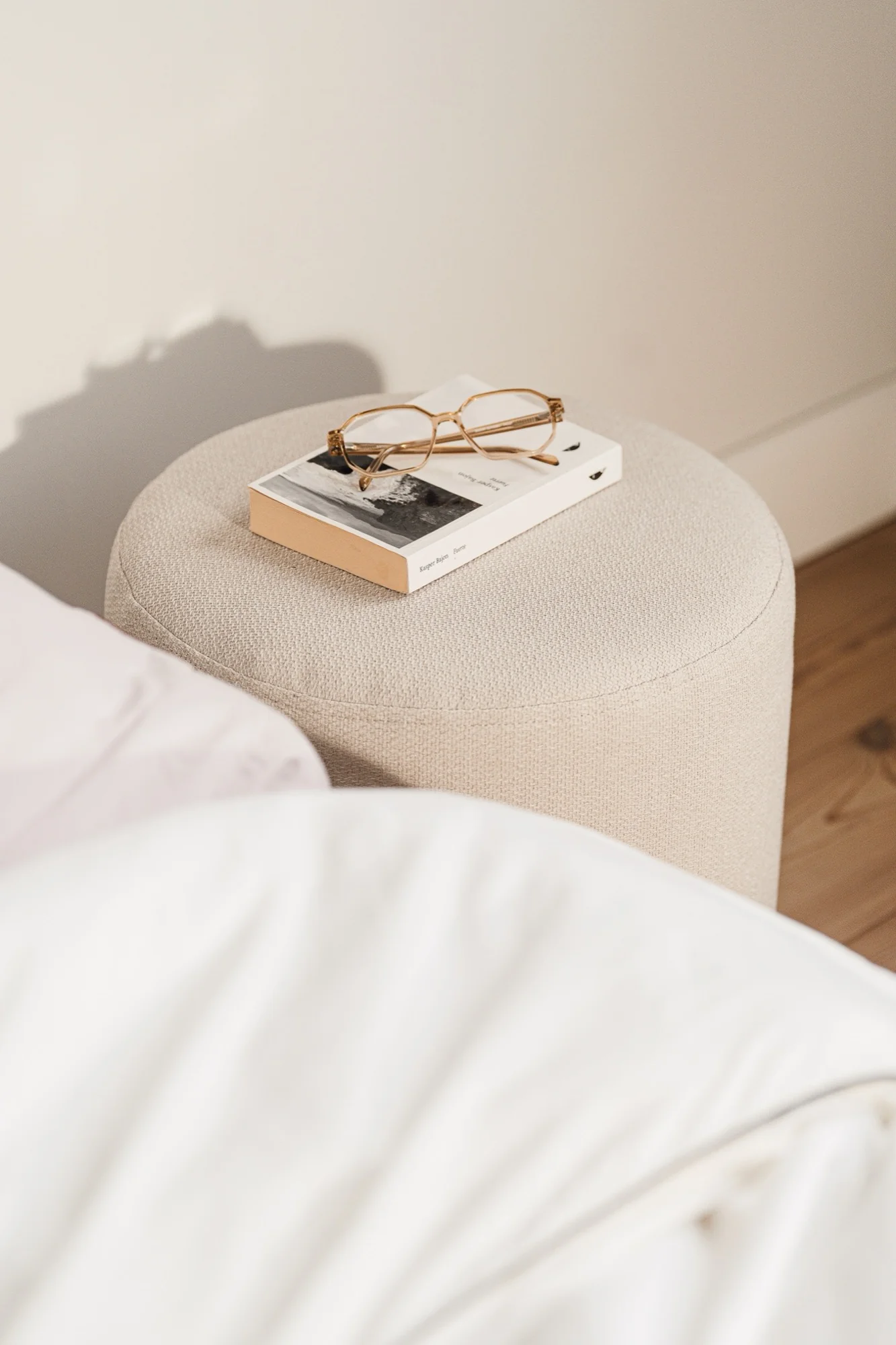 Pouf Folk - Grand - Cream Beige - Image 4