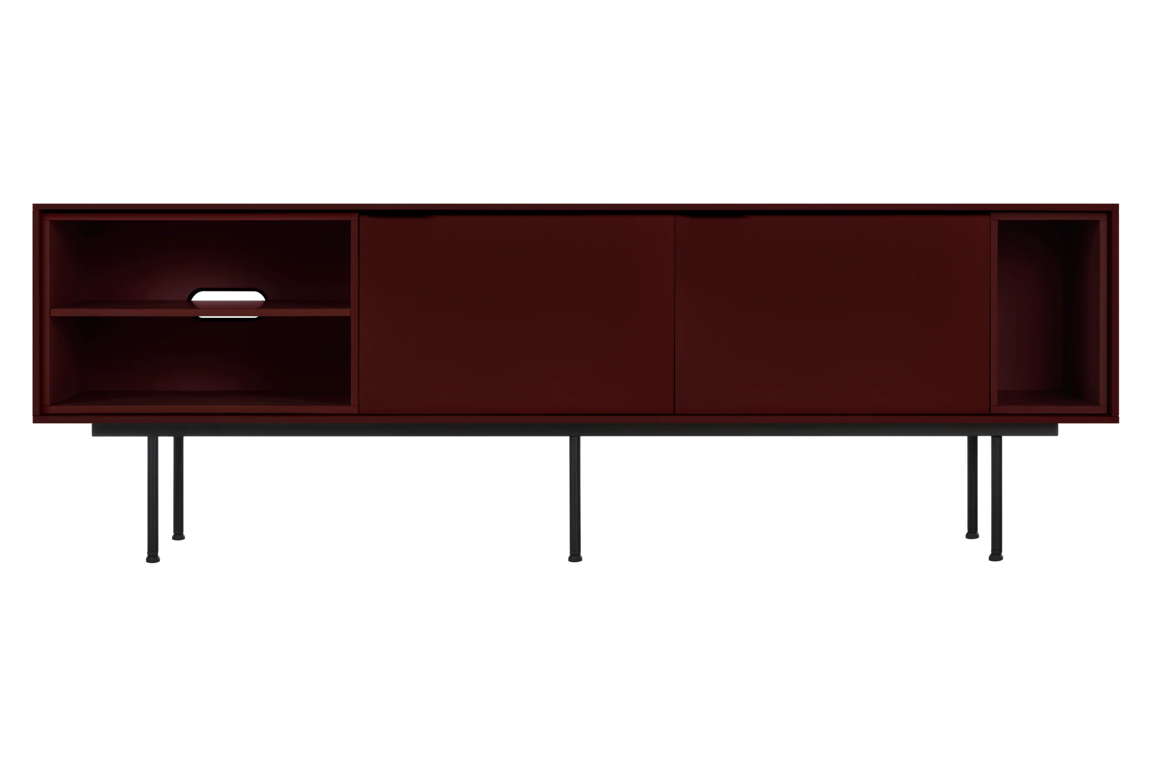 Meuble Tv Mod - Burgundy Body - Image 5