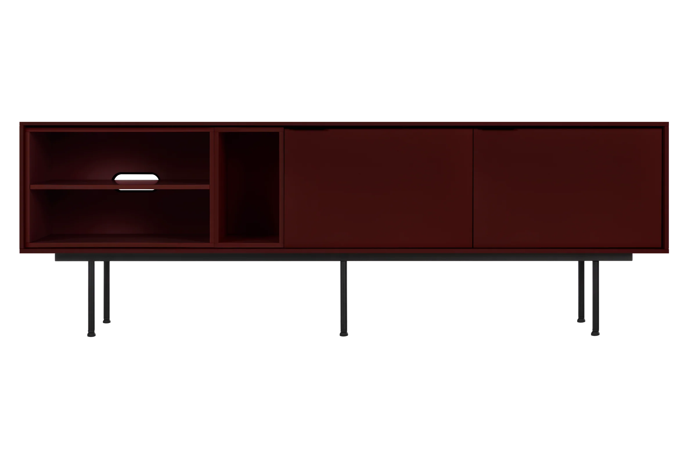 Meuble Tv Mod - Burgundy Body - Image 9