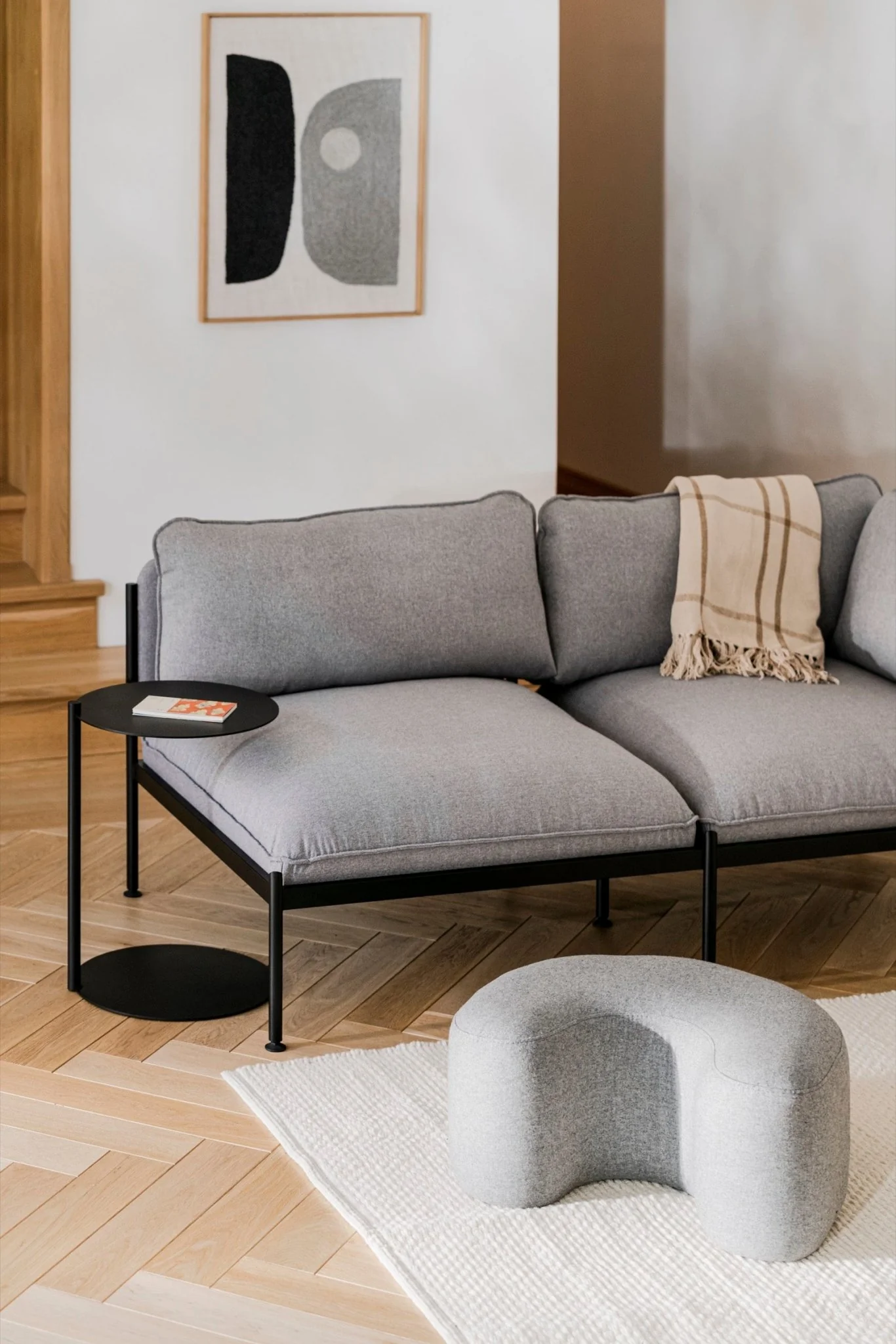 Pouf Ü - Universal Grey Wool - Image 2