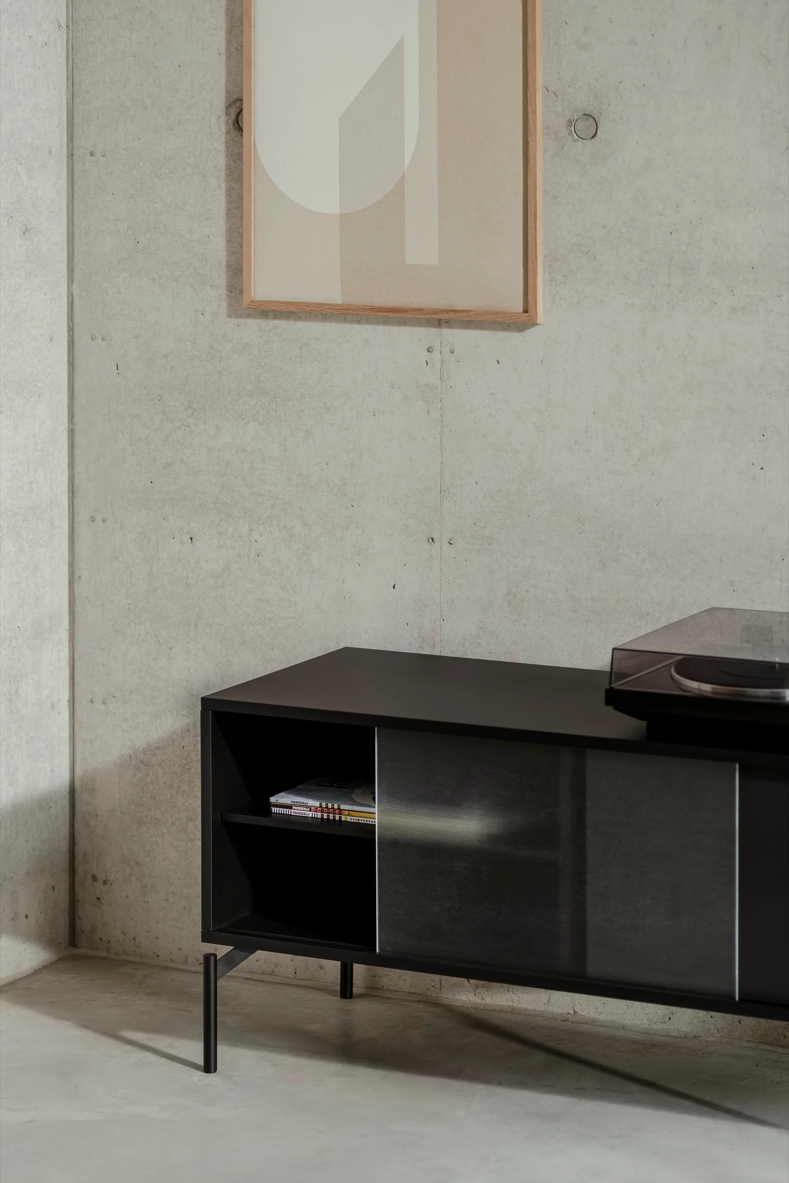 Meuble Tv Met - Petit - Vulcano Black - Image 2