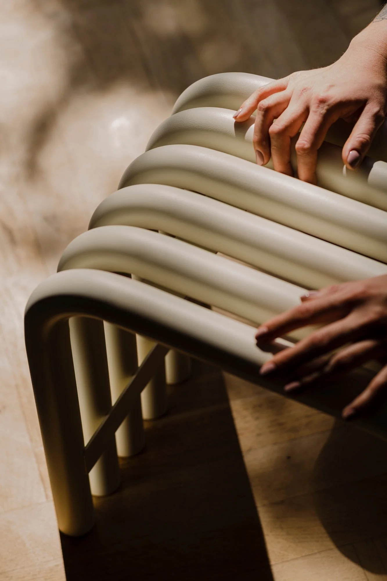 Tabouret Nokk - Piazza Beige - Image 3