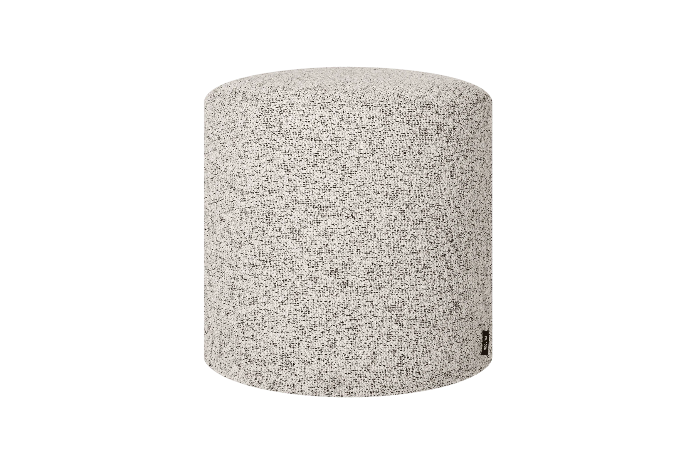 Pouf Folk - Grand - Clay Grey Melange - Image 3