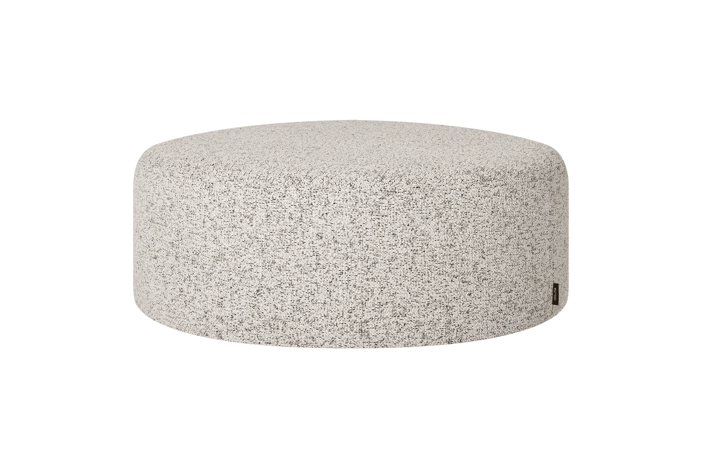 Pouf Folk - Large - Clay Grey Melange - Image 3