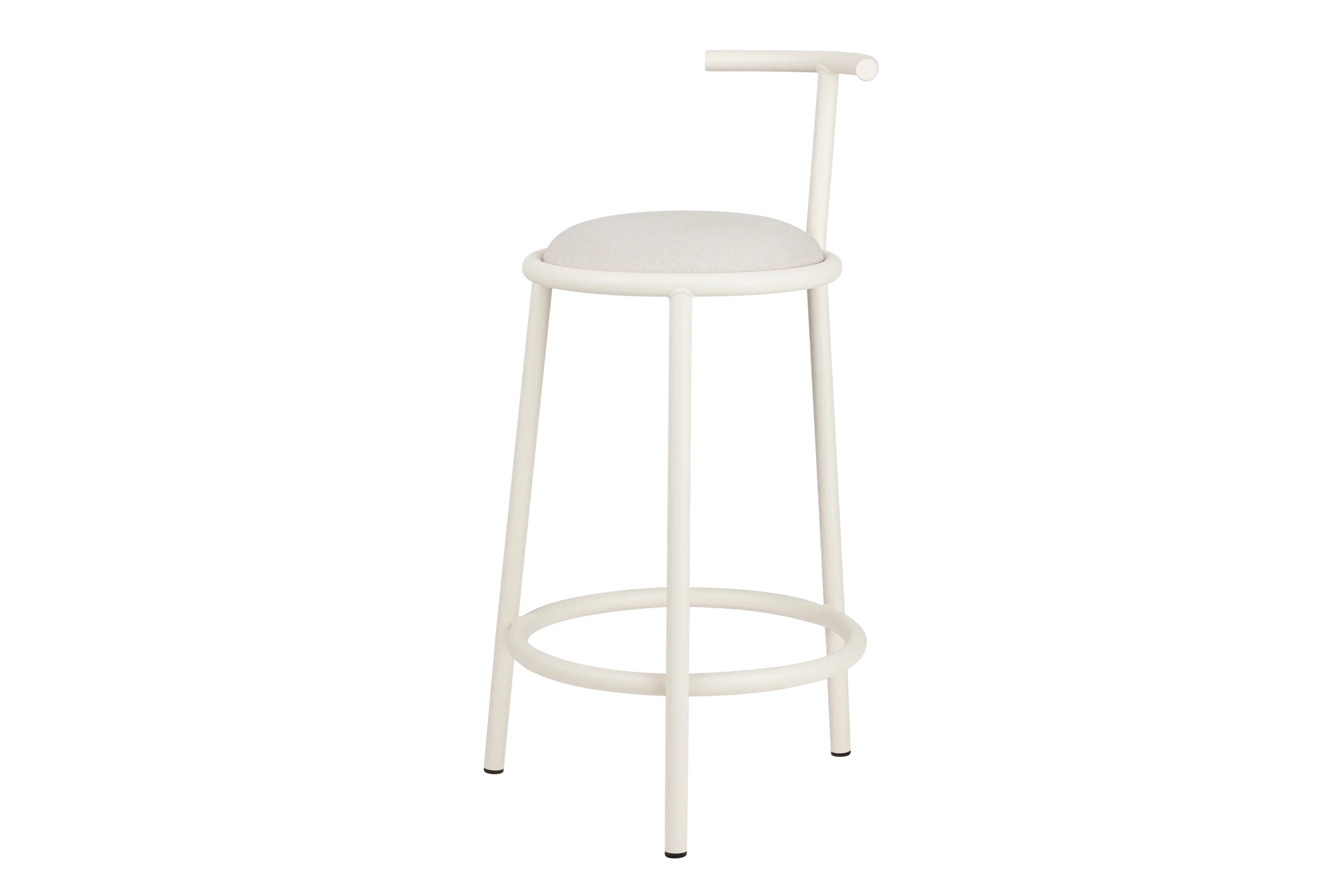 Tabouret Hogo - Avec Dossier - Piazza Beige - Image 4