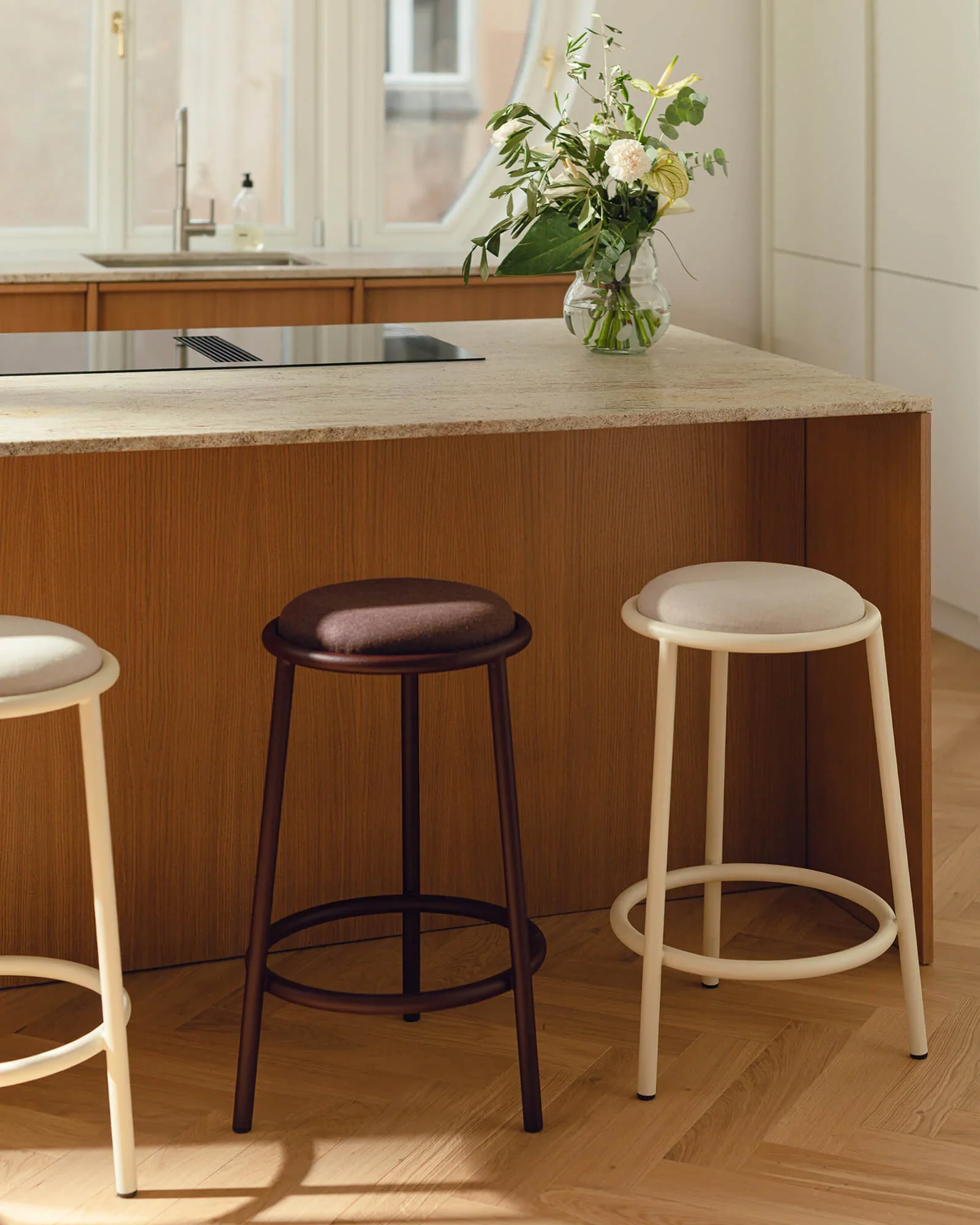Tabouret De Bar Hogo - Piazza Beige - Image 3
