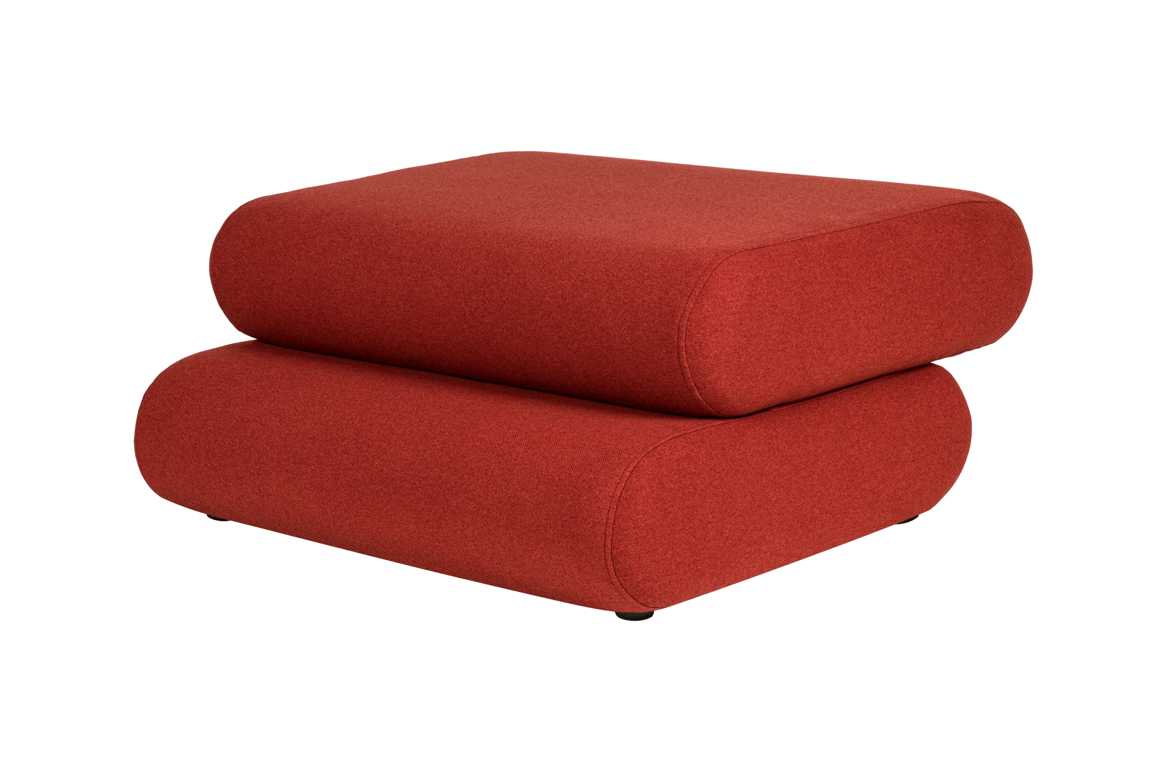 Pouf Taso - Poppy Red - Image 3