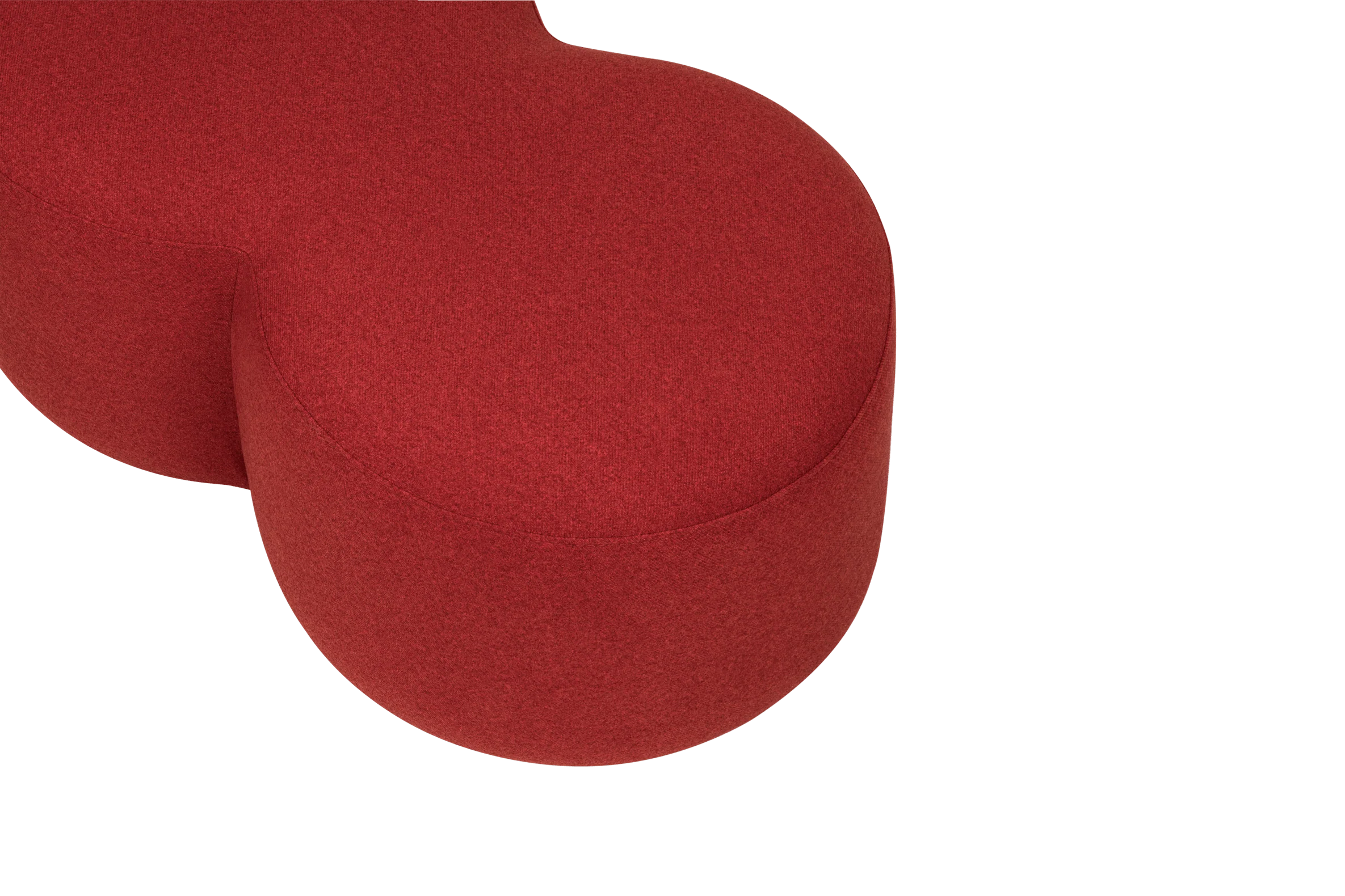 Pouf Umbo - Poppy Red - Image 3