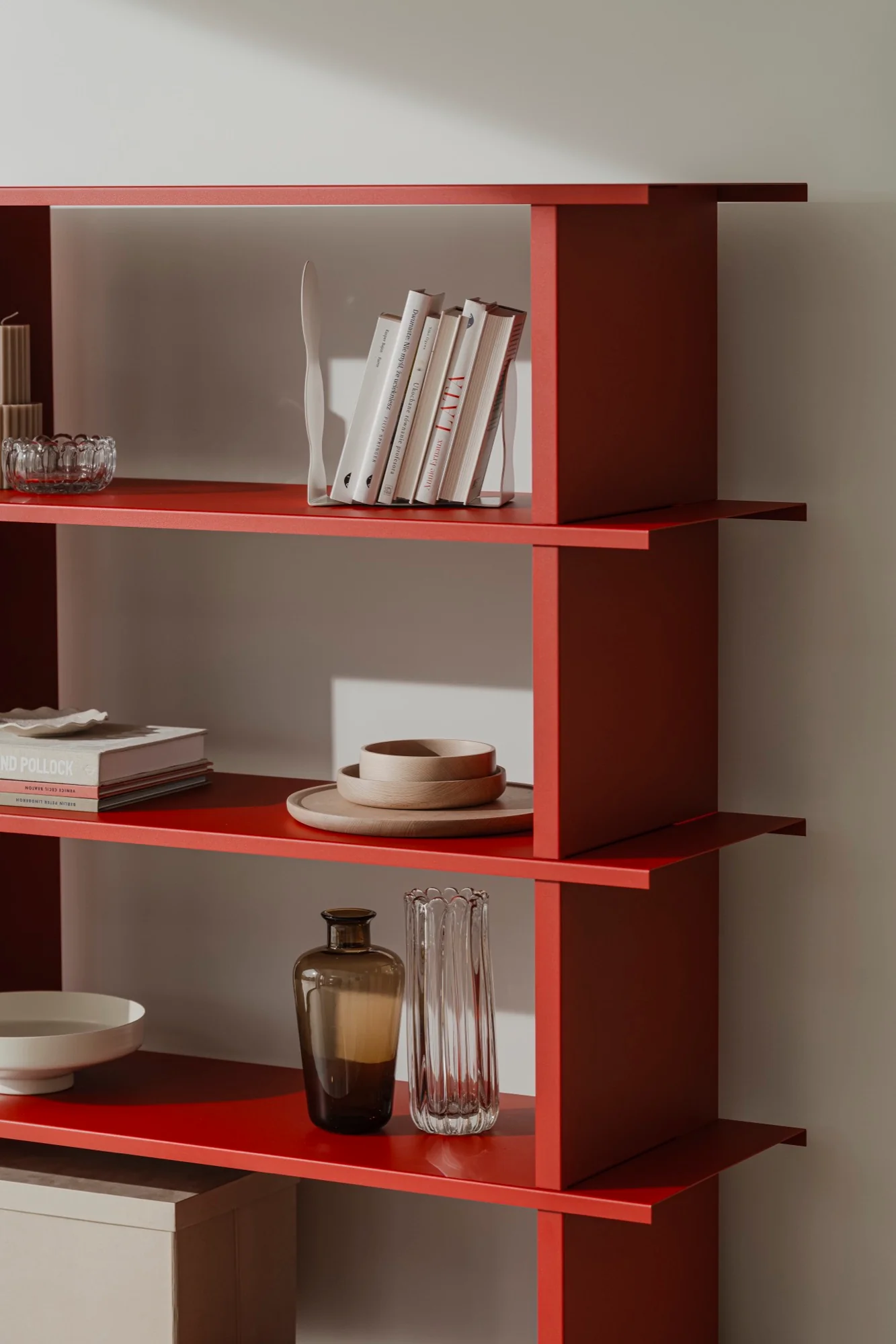 Bibliothèque Hes - Tomato Red - Image 3