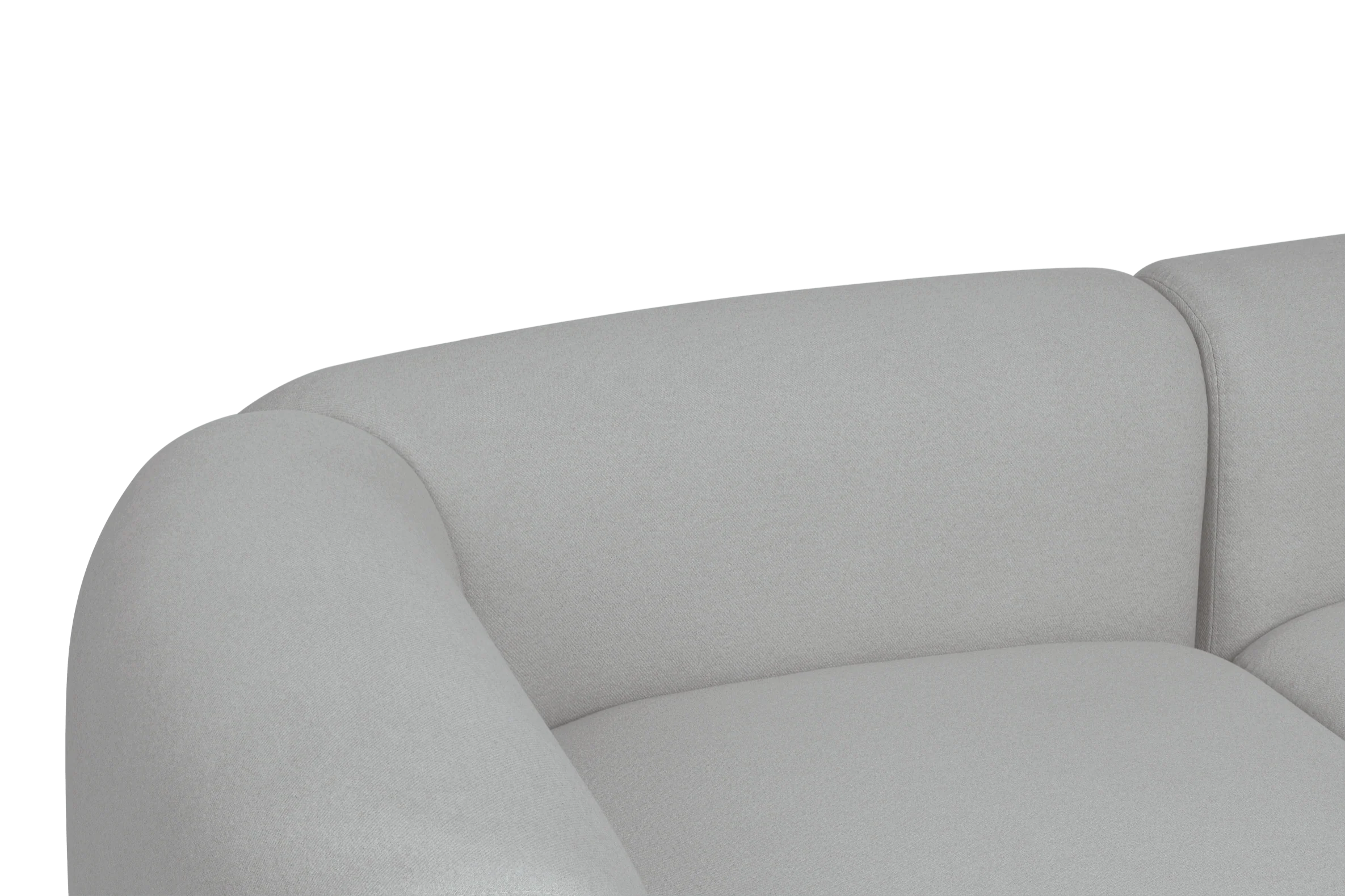 Canapé Flom - 3 Places - Light Grey - Image 2