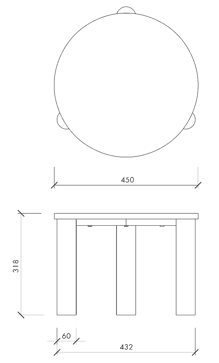 Table D'Appoint Sato - Tomato Red - Image 7