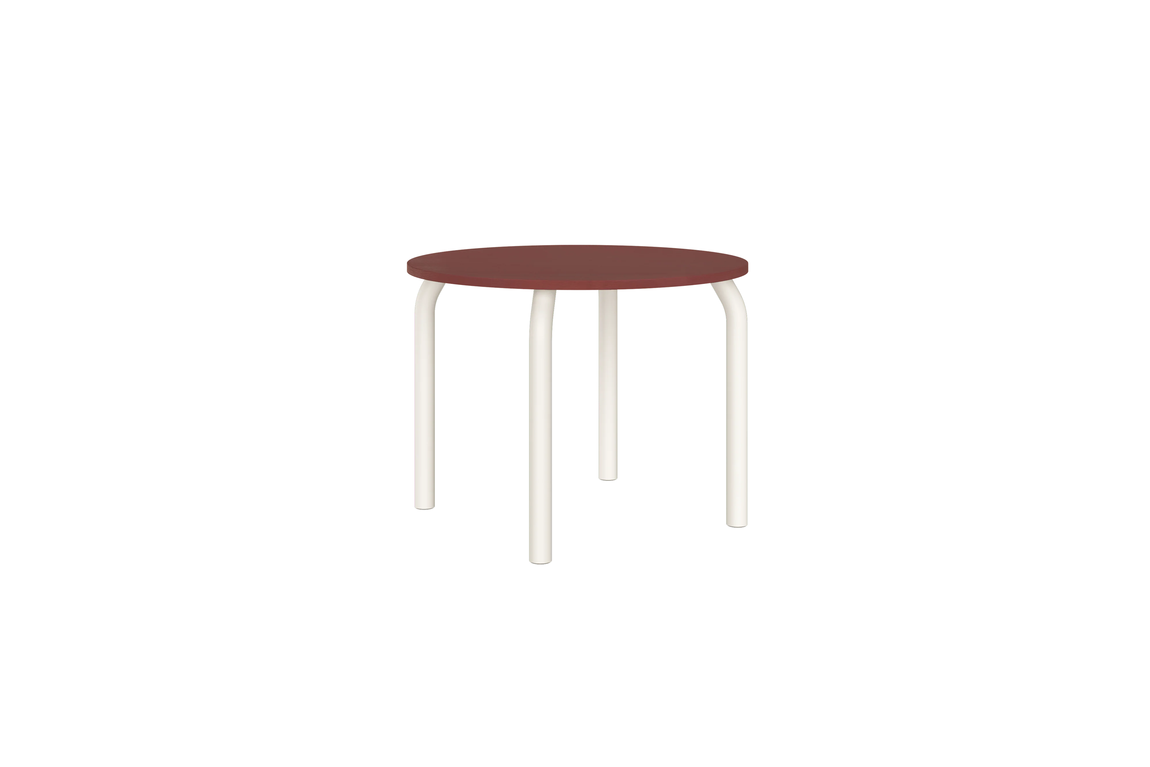 Table Meko - Petit - Auburn Red Top/Piazza Beige Legs - Image 2