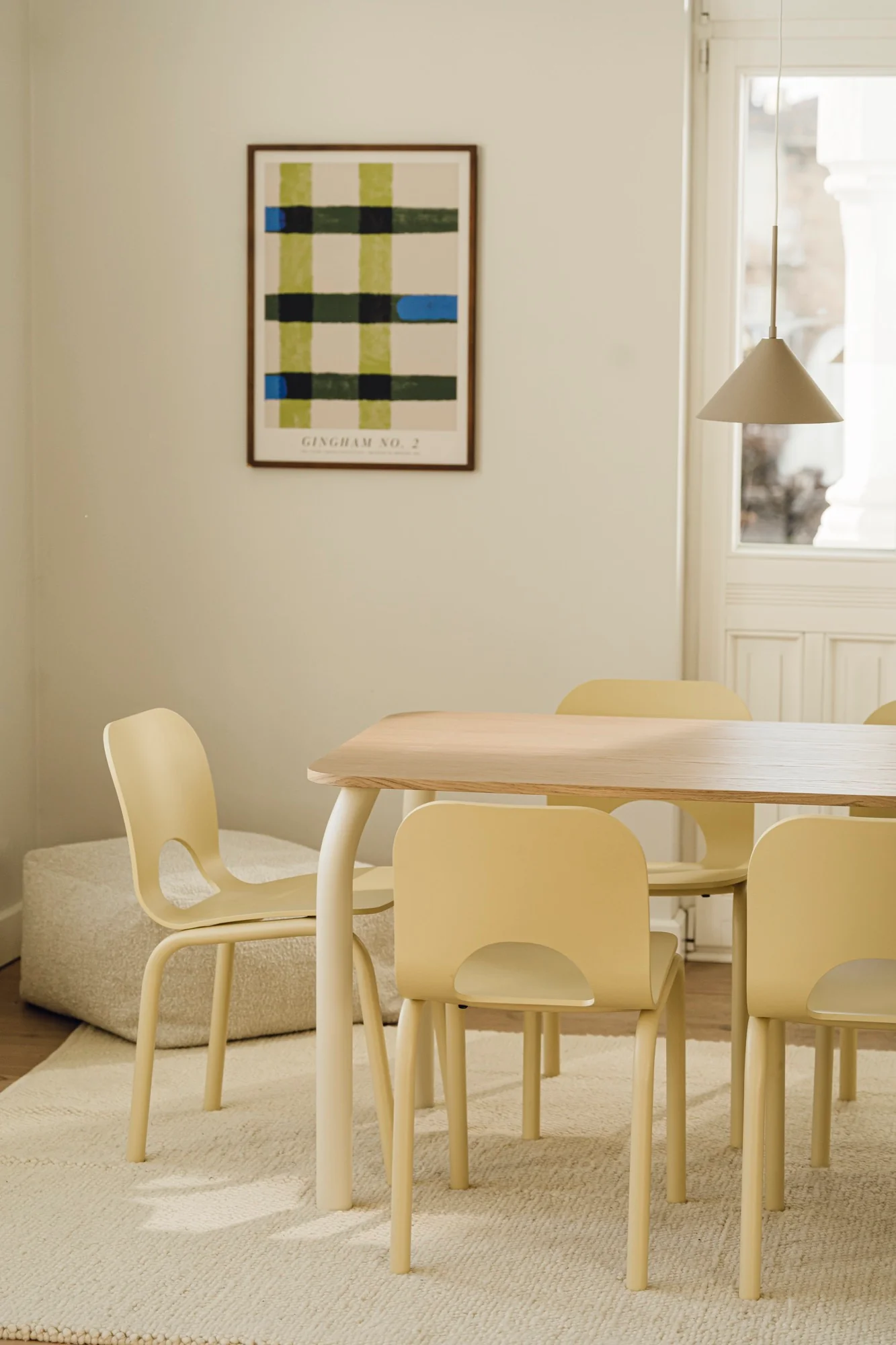 Table Meko - Grand - Oak Top/Piazza Beige Legs - Image 3