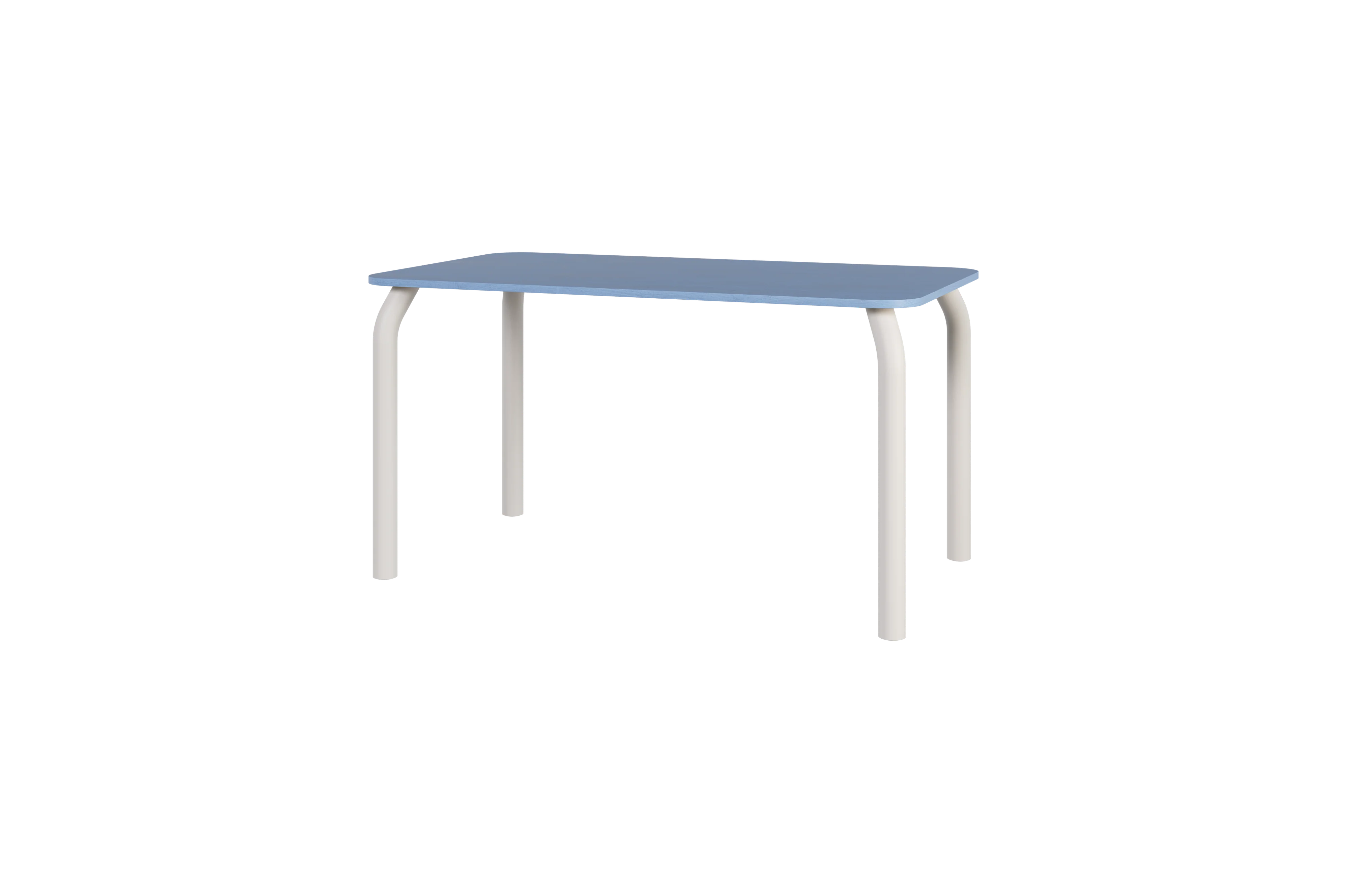 Table Meko - Grand - Frosty Blue Top/Piazza Beige Legs - Image 2