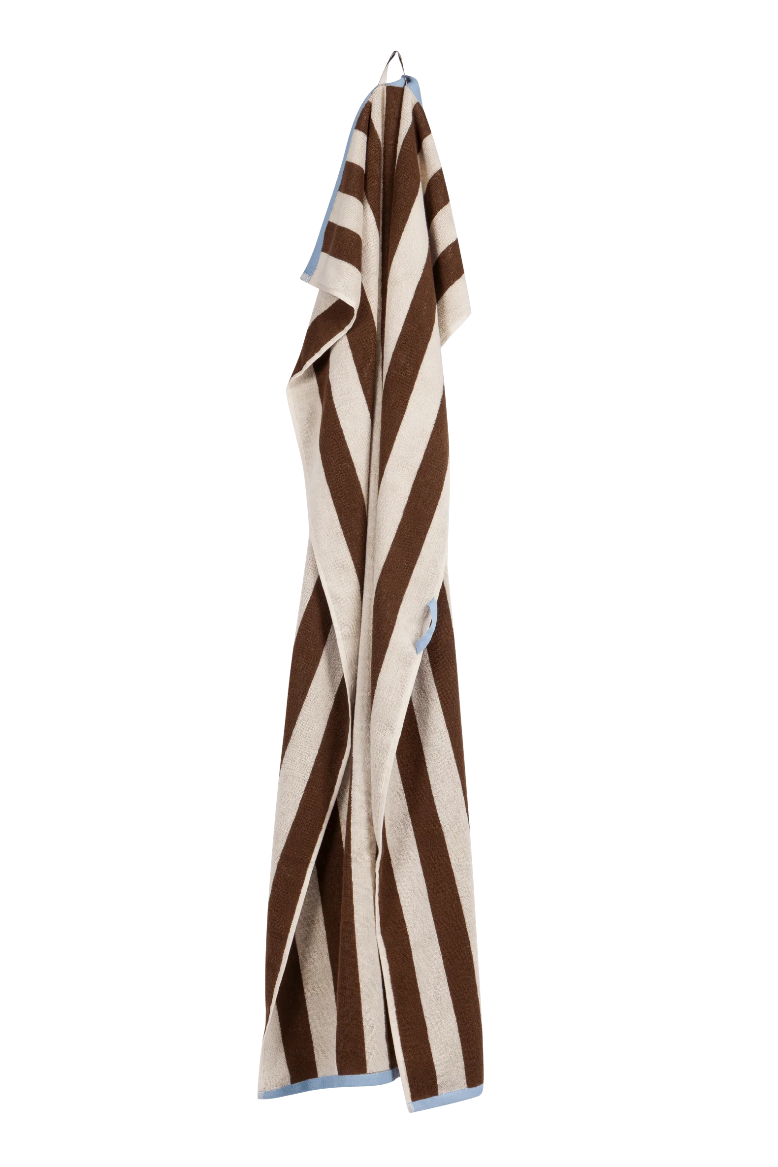 Serviette De Bain Gobo - Cocoa Brown/Rayures Larges - Image 3