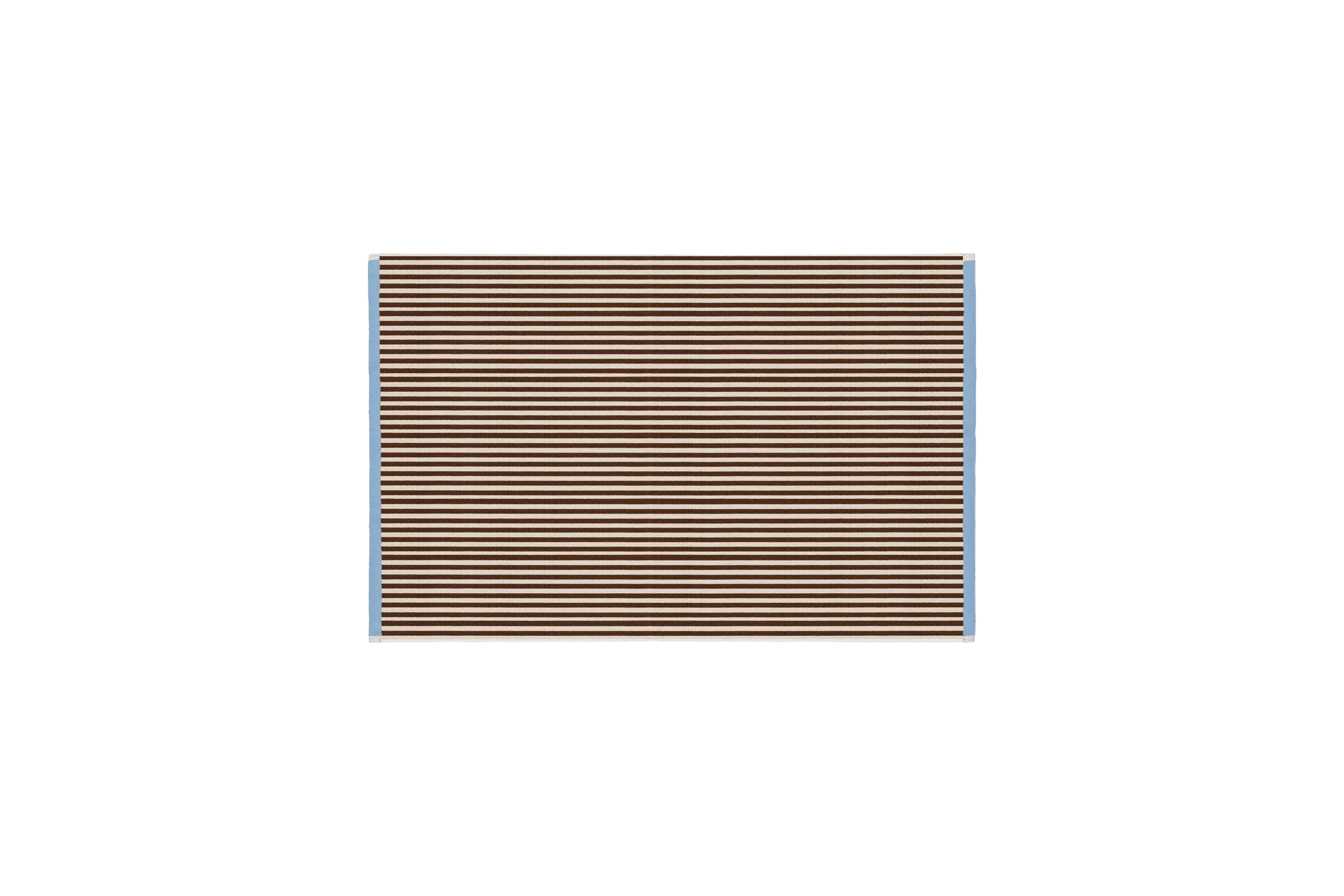 Serviette Pour Les Mains Gobo - Cocoa Brown/Rayures Étroites - Image 2