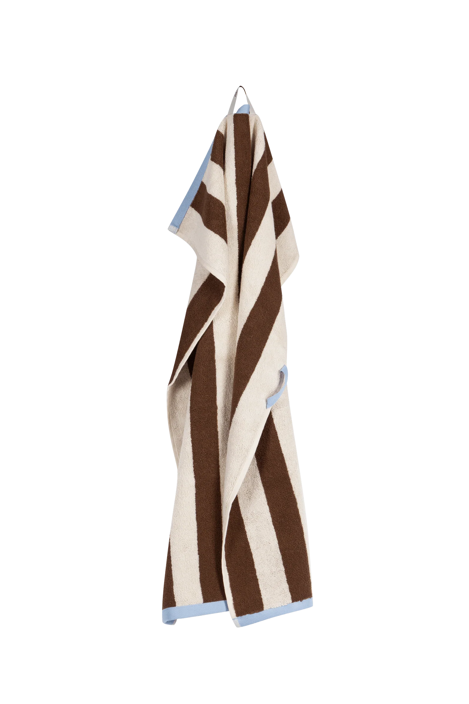 Serviette Pour Les Mains Gobo - Cocoa Brown/Rayures Larges - Image 3