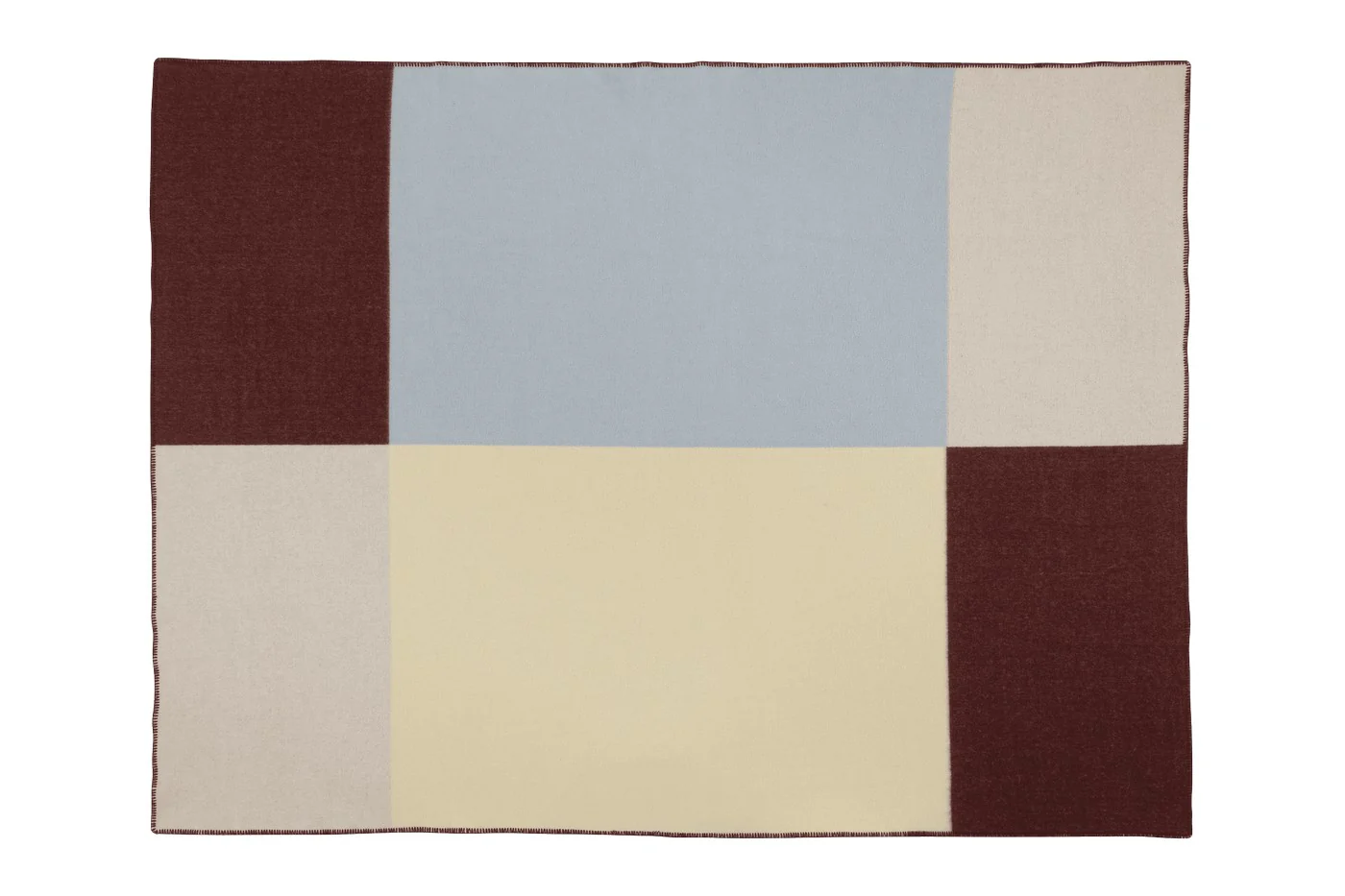 Couverture Hilu - Yellow‚ Blue & Brown - Image 2