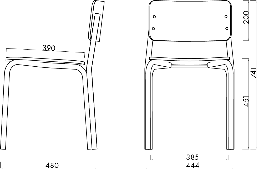 Chaise Kei - Oak - Image 13