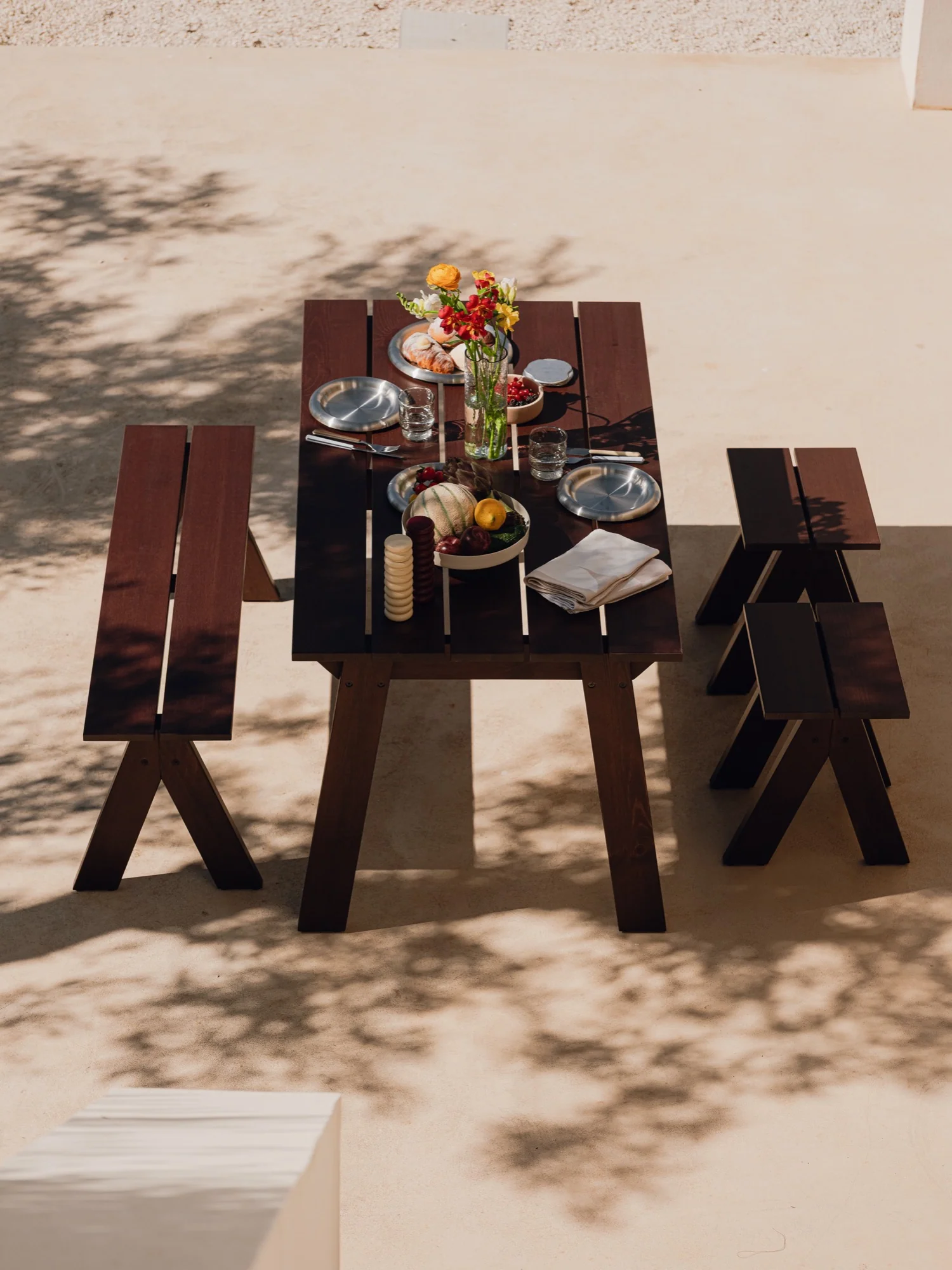 Table Navo - Grande Taille - Cocoa Brown - Image 2