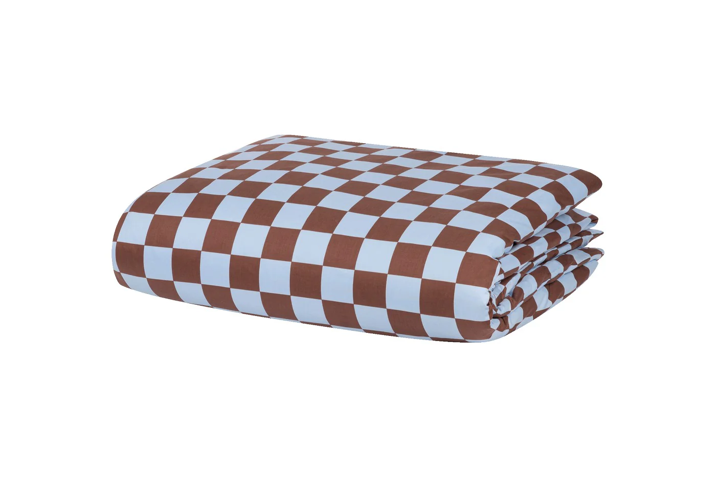 Housse De Couette Plu - Baby Blue & Cocoa Brown - Image 6