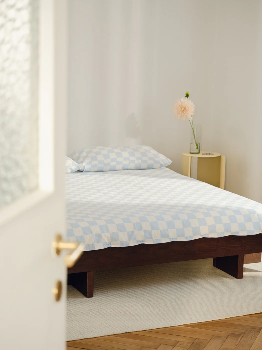 Taie D'Oreiller Plu - Baby Blue & Classic White - Image 3
