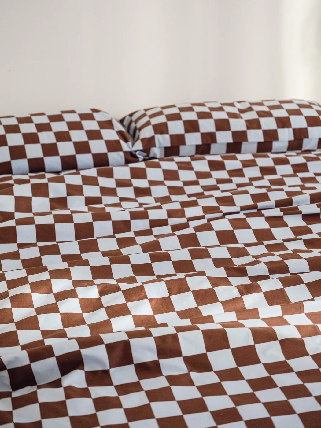 Taie D'Oreiller Plu - Baby Blue & Cocoa Brown - Image 2