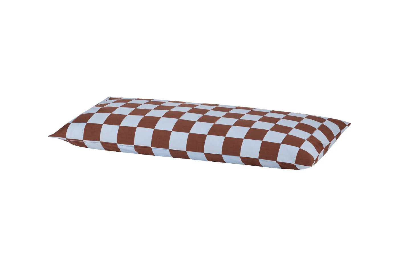 Taie D'Oreiller Plu - Baby Blue & Cocoa Brown - Image 6