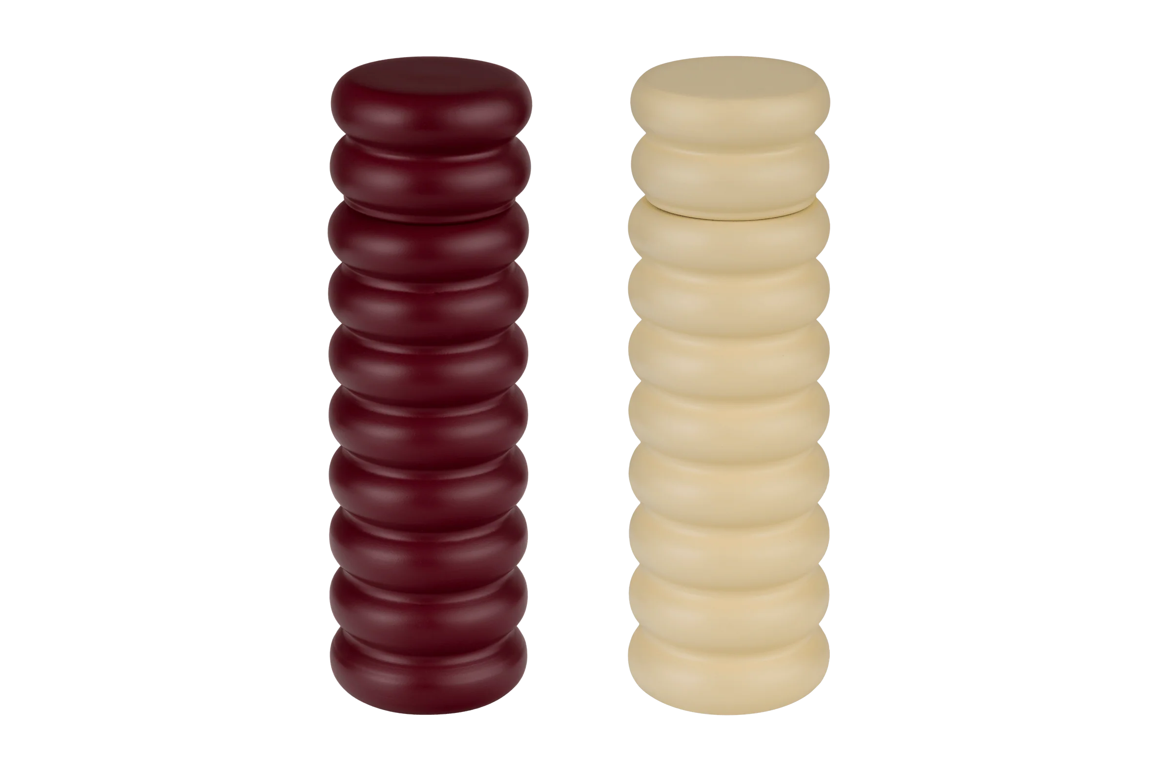 Lot De 2 Moulins Suli - Burgundy & Yellow - Image 2