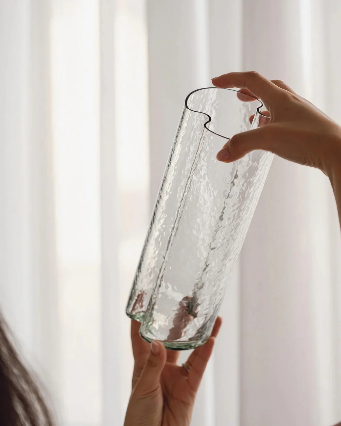 Vase Tubu - Transparent Glass - Image 2