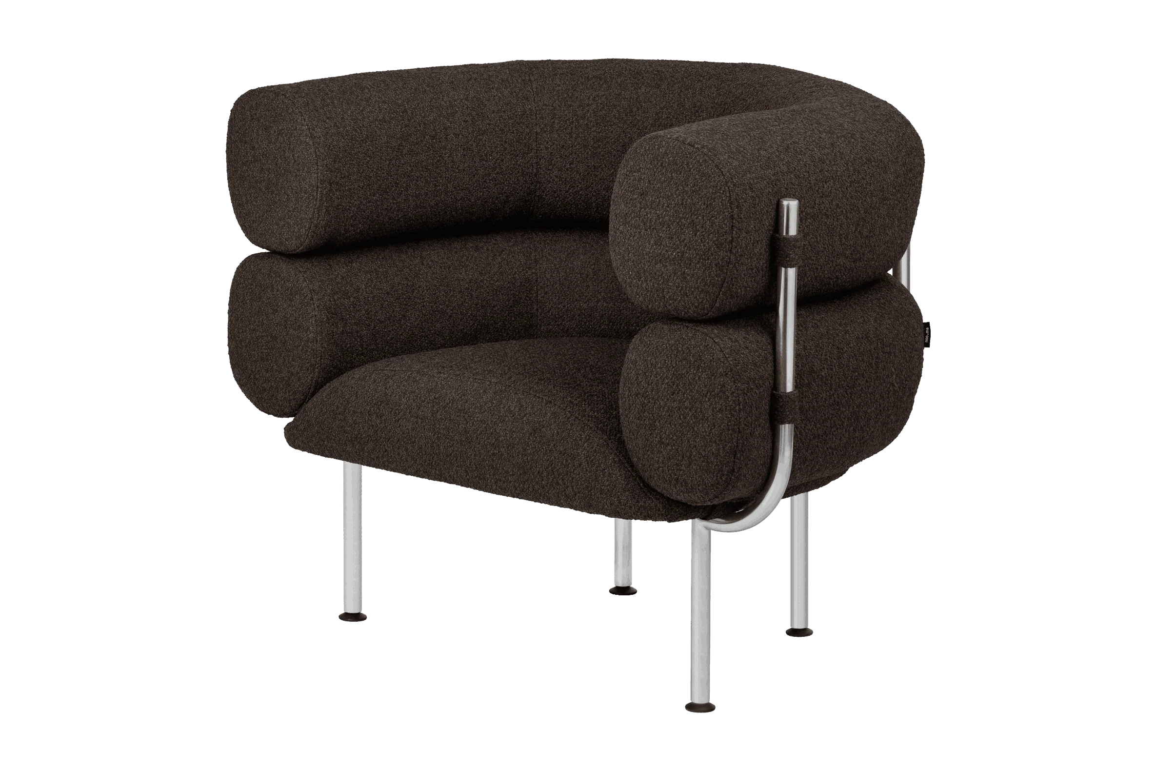 Fauteuil Ubi - Chocolate Brown Boucle - Image 5