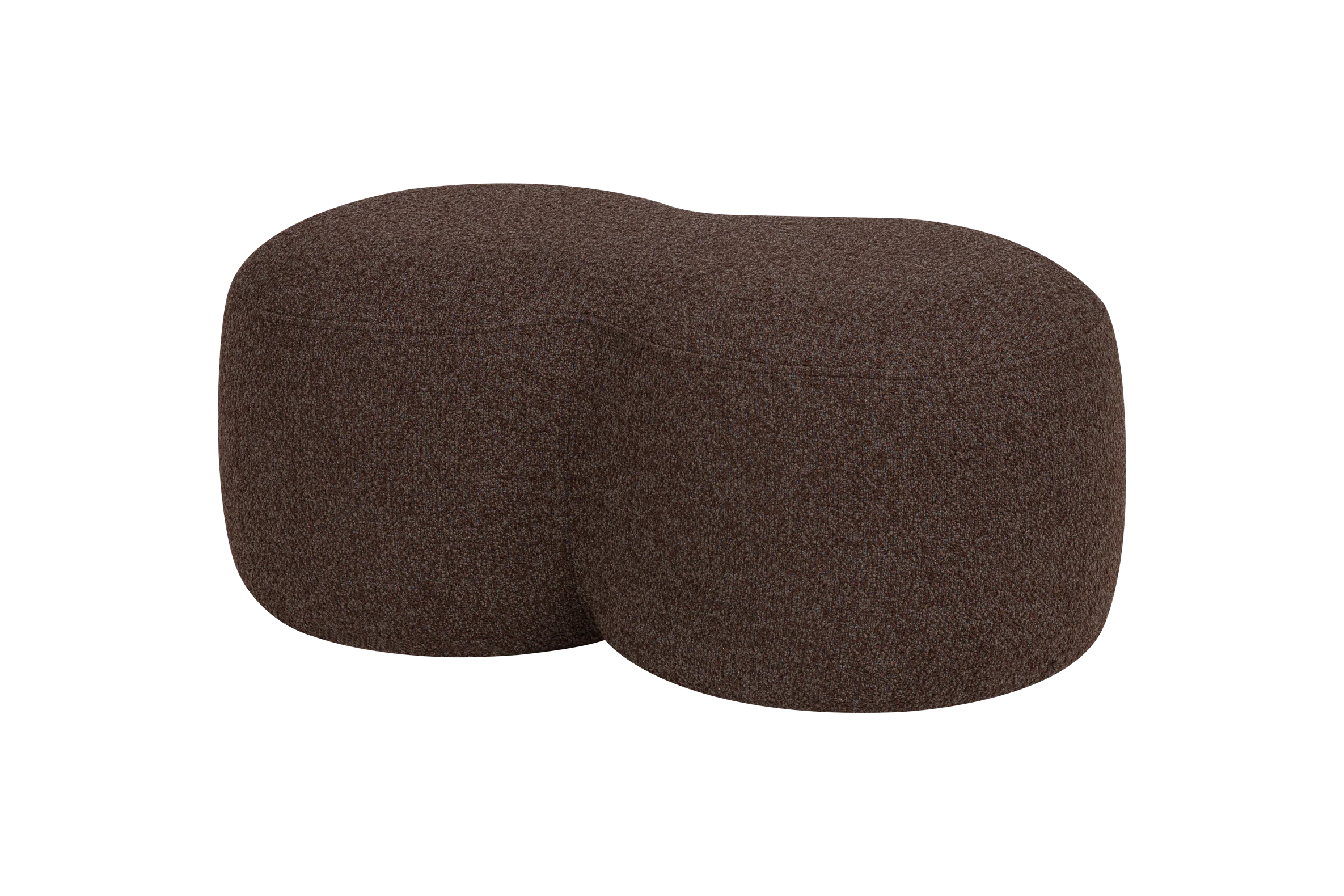 Pouf Umbo - Chocolate Brown Boucle - Image 3