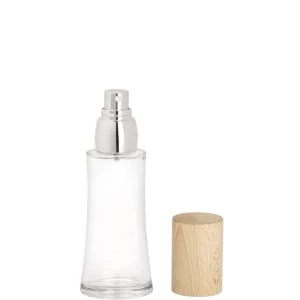 Novex - Vaporisateur Rechargeable En Verre Avec Bouchon En Hêtre - 50Ml - Image 2