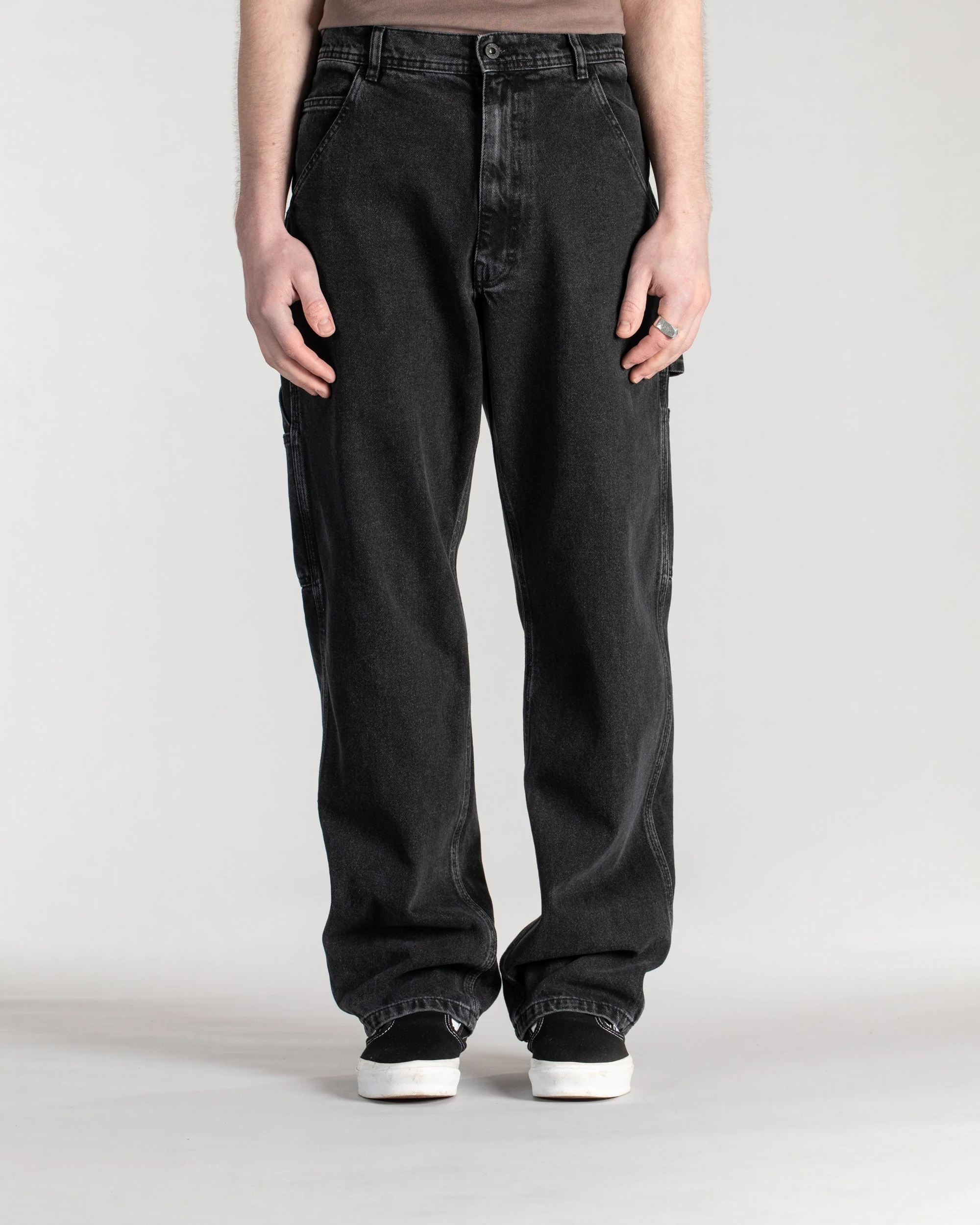 Og Painter Pant - Washed Black Denim - Image 2