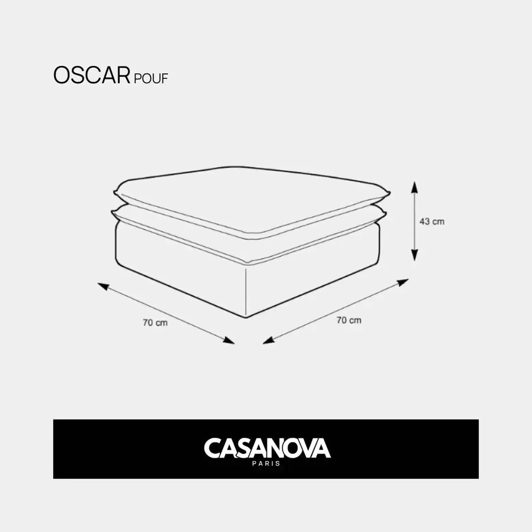 Oscar Pouf - Pouf Velours Cotelé - Image 21