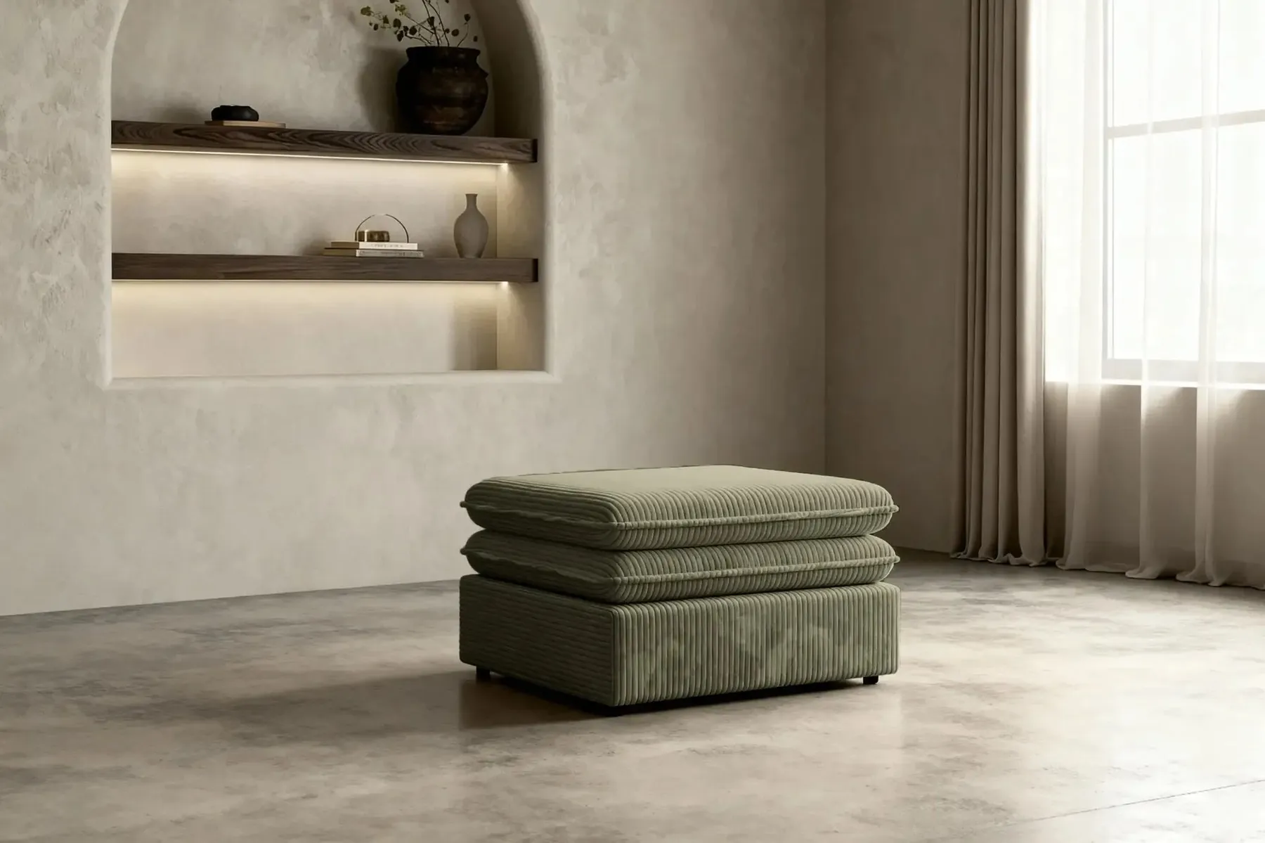 Oscar Pouf - Pouf Velours Cotelé - Image 29