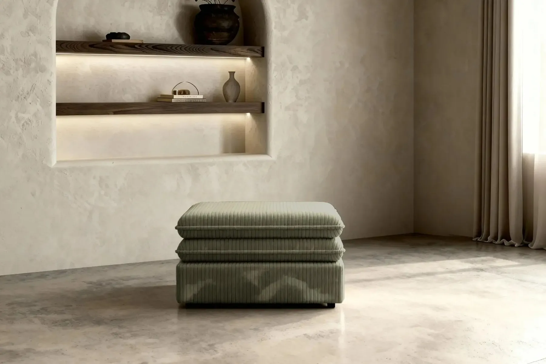 Oscar Pouf - Pouf Velours Cotelé - Image 30