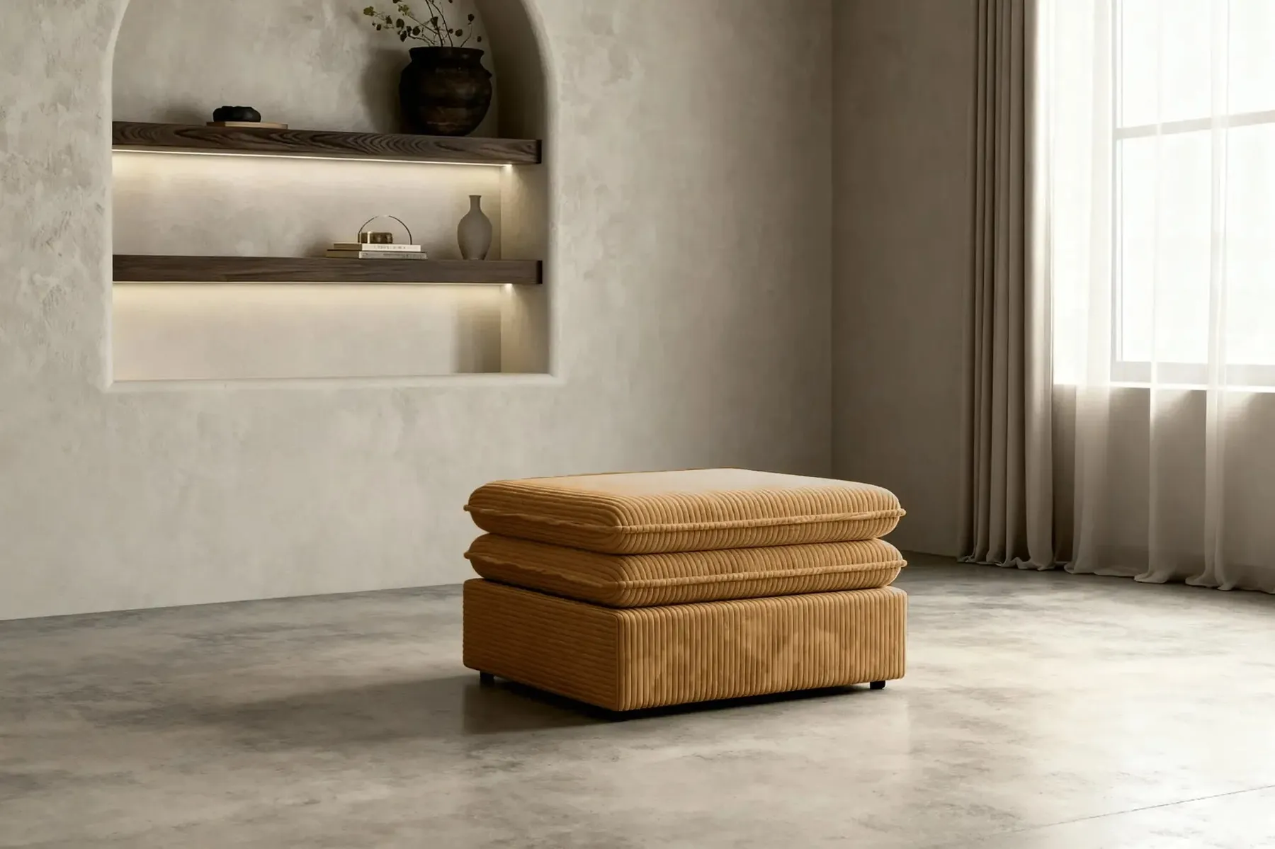 Oscar Pouf - Pouf Velours Cotelé - Image 36