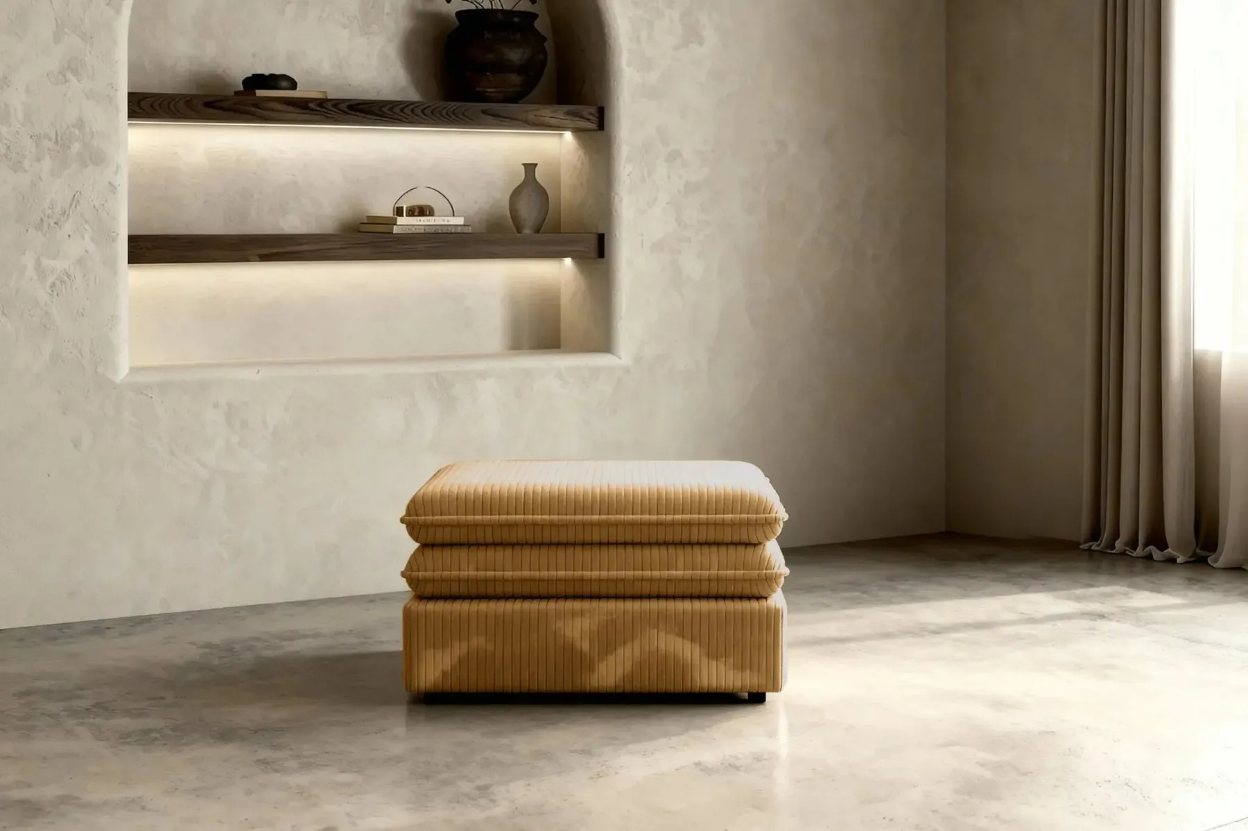 Oscar Pouf - Pouf Velours Cotelé - Image 37