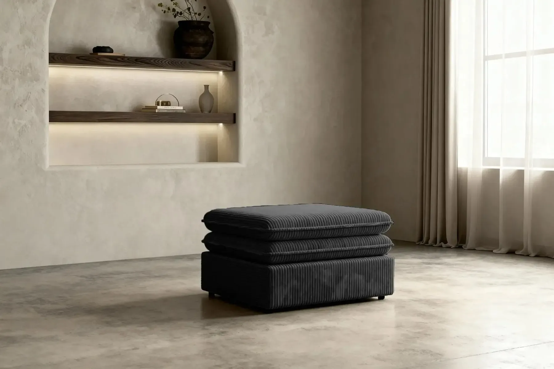 Oscar Pouf - Pouf Velours Cotelé - Image 50