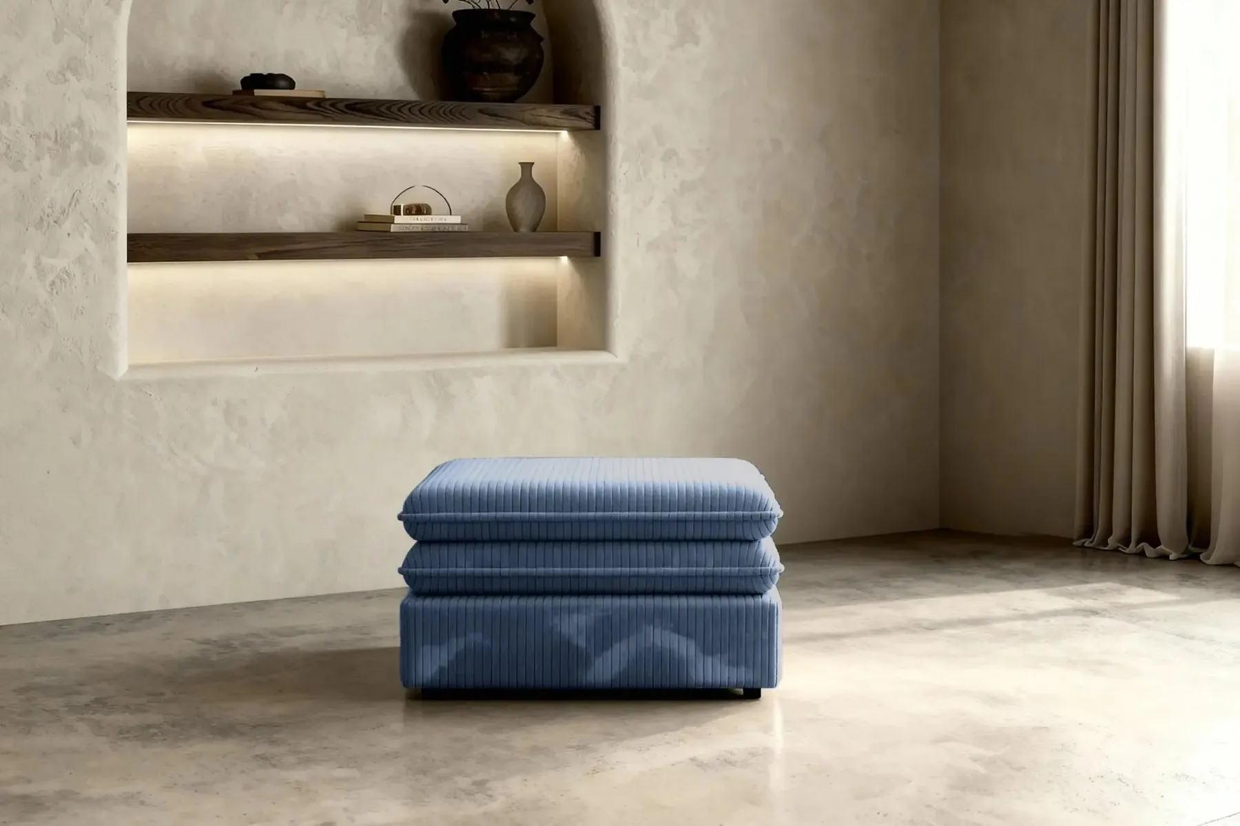 Oscar Pouf - Pouf Velours Cotelé - Image 9