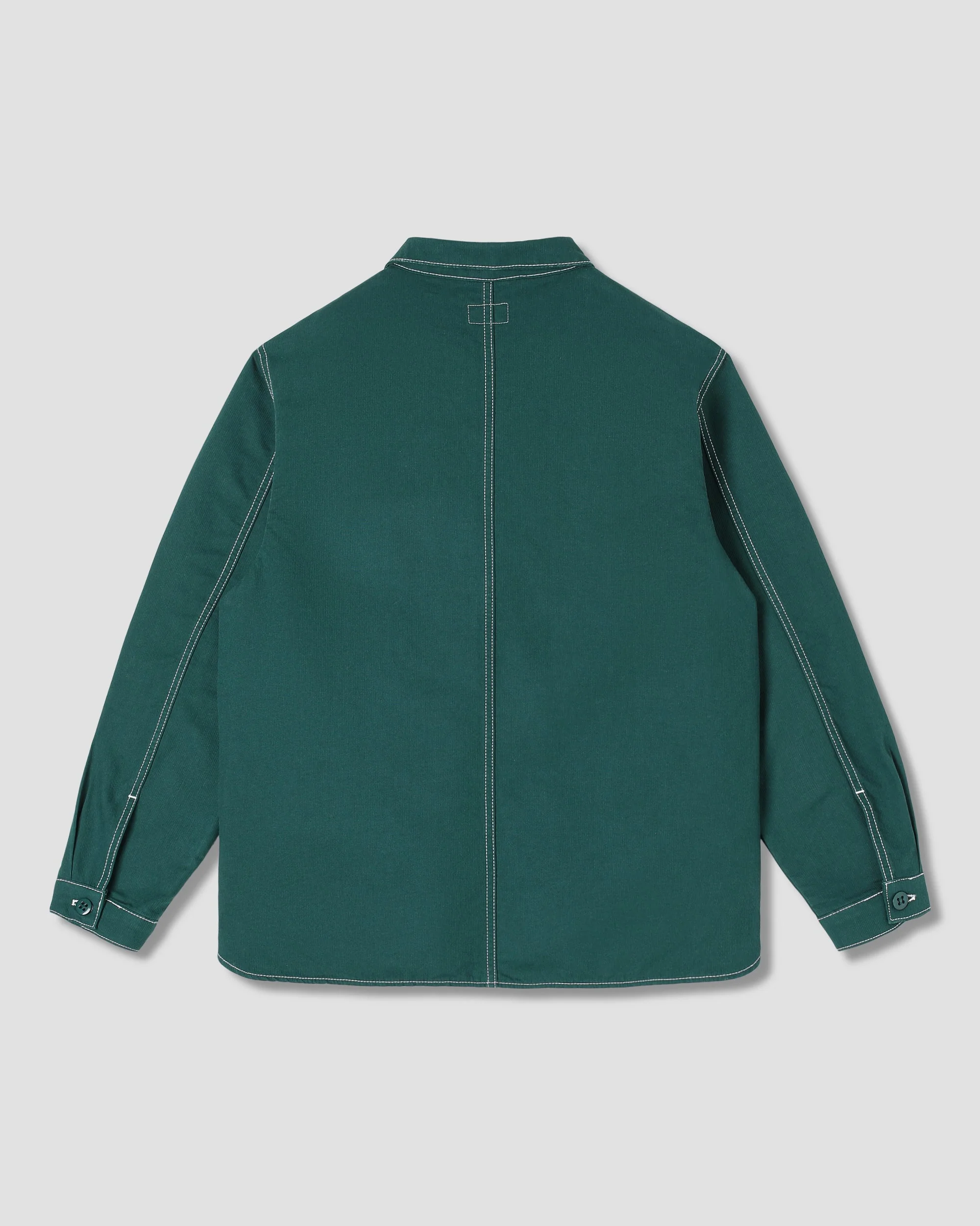 Painters Pop Over Shirt - Botanical Green Bedford - Image 3