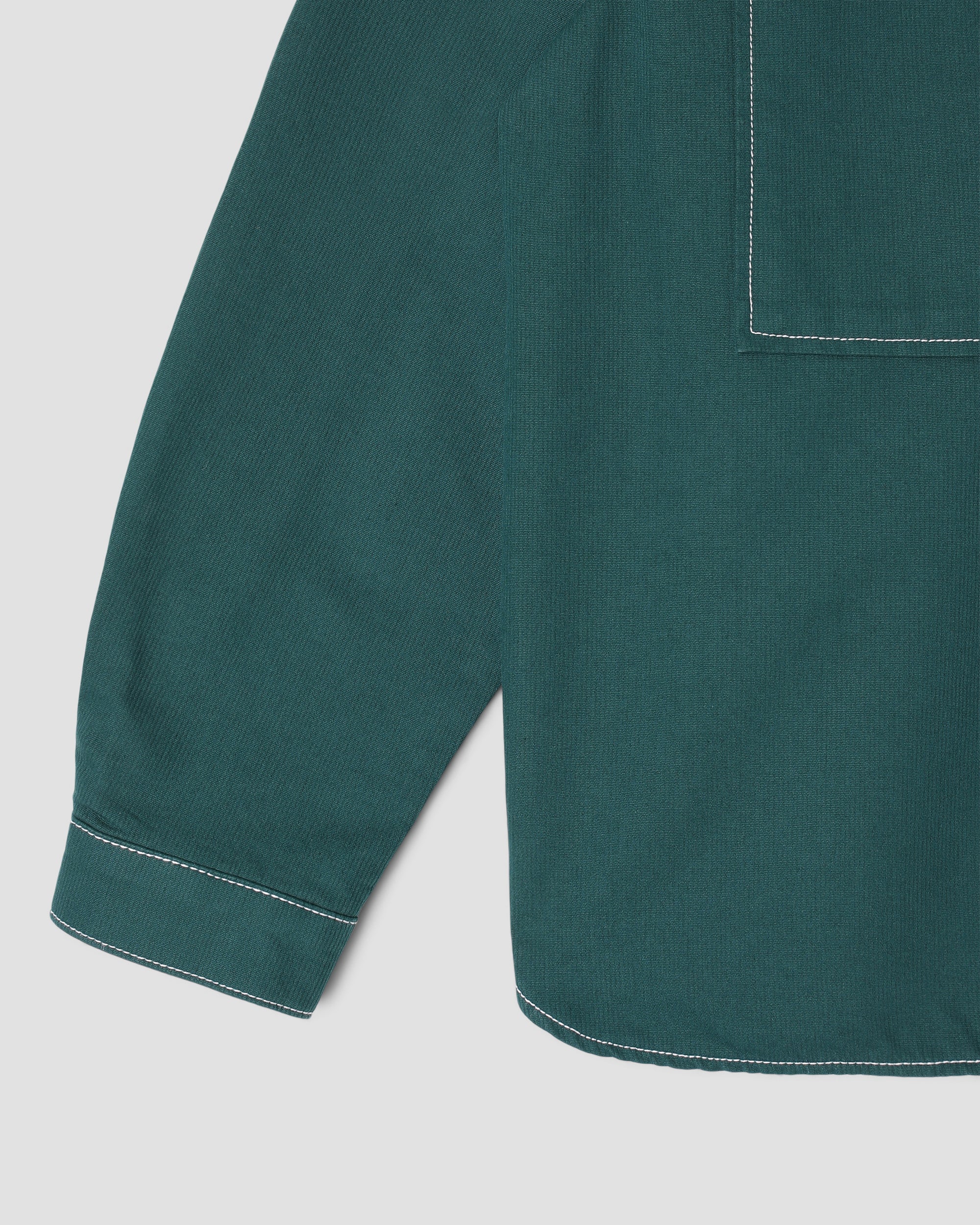 Painters Pop Over Shirt - Botanical Green Bedford - Image 5