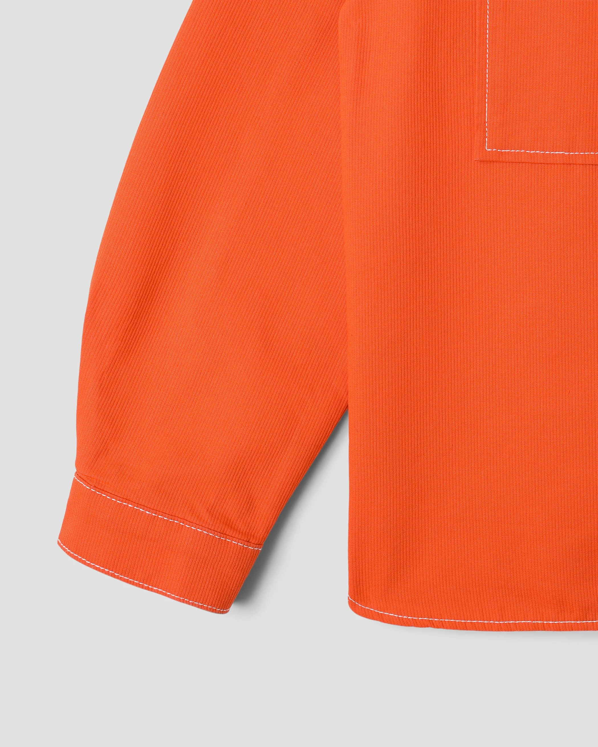 Painters Pop Over Shirt - Faded Red Bedford - Image 5