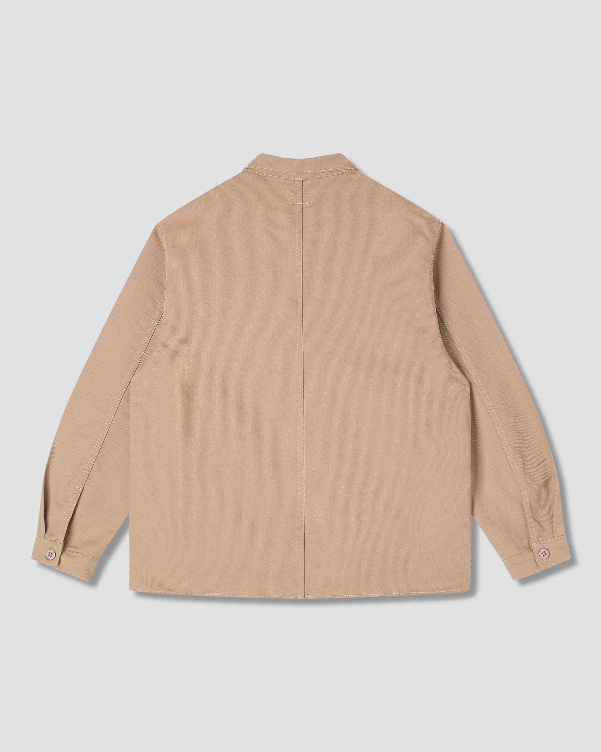 Painters Pop Over Shirt - Khaki Bedford - Image 2